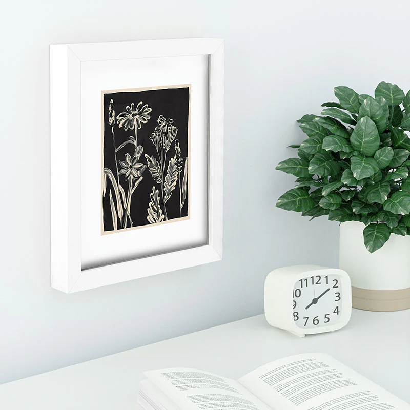 ThingDesign Minimalist wildflowers 3 Recessed Framing Rectangle - Image 4