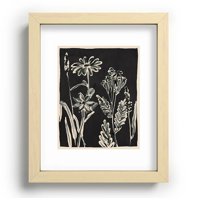 ThingDesign Minimalist wildflowers 3 Recessed Framing Rectangle - Image 5