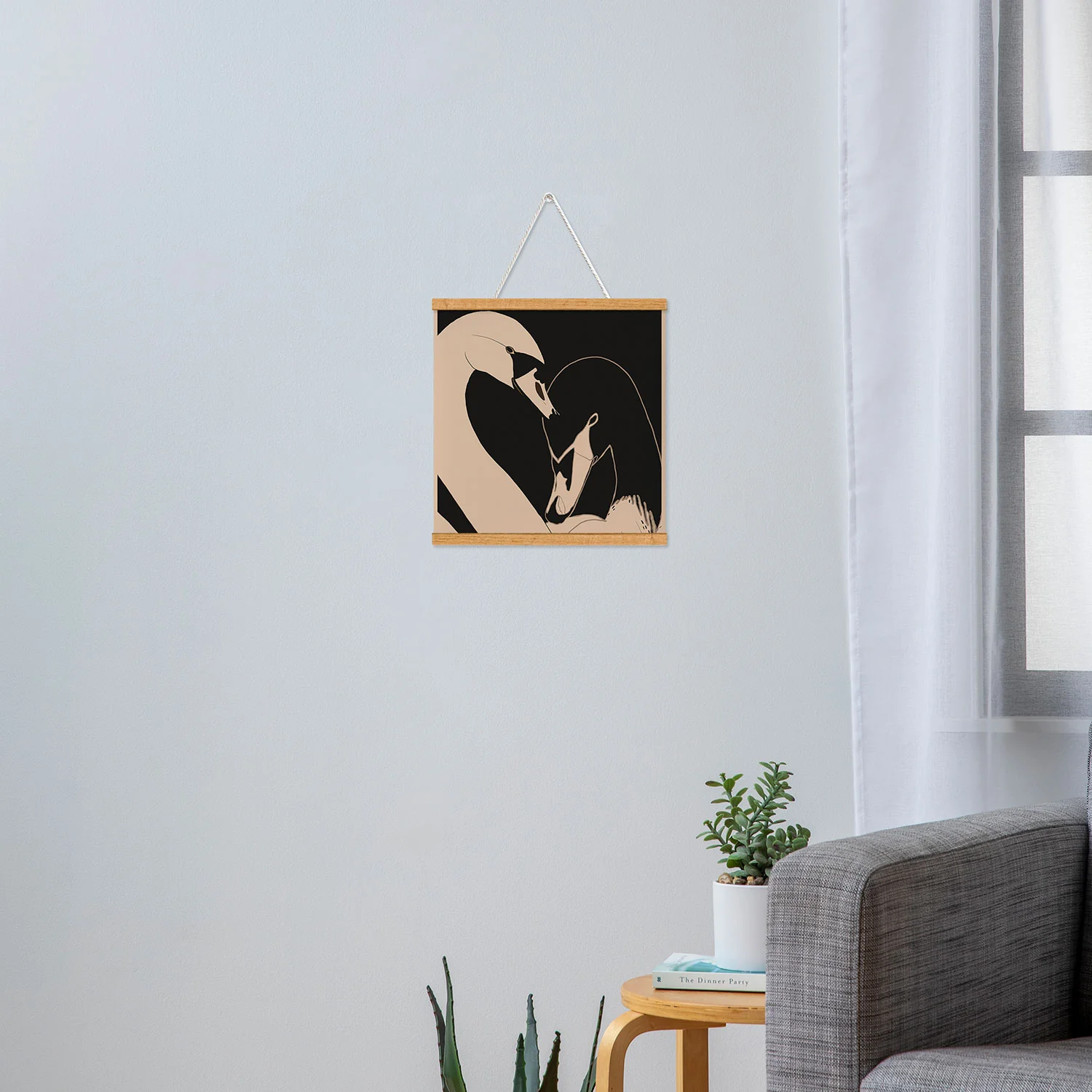 ThingDesign Two Swans I Art Print - Image 42
