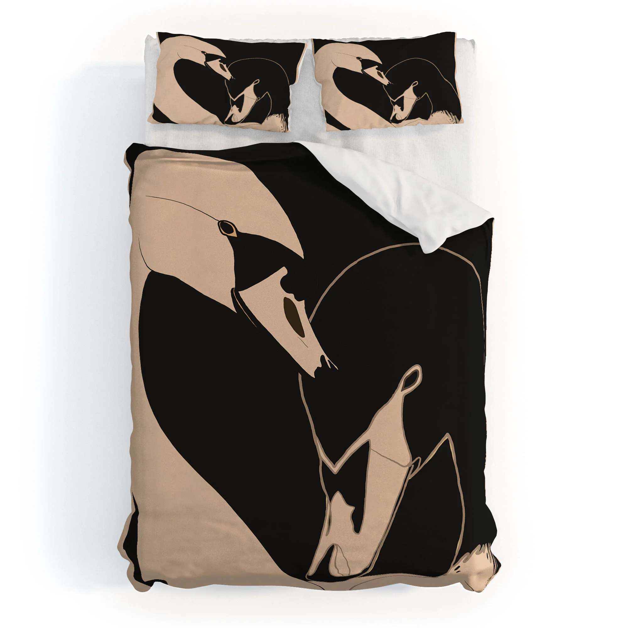 ThingDesign Two Swans I Duvet Cover - Image 41
