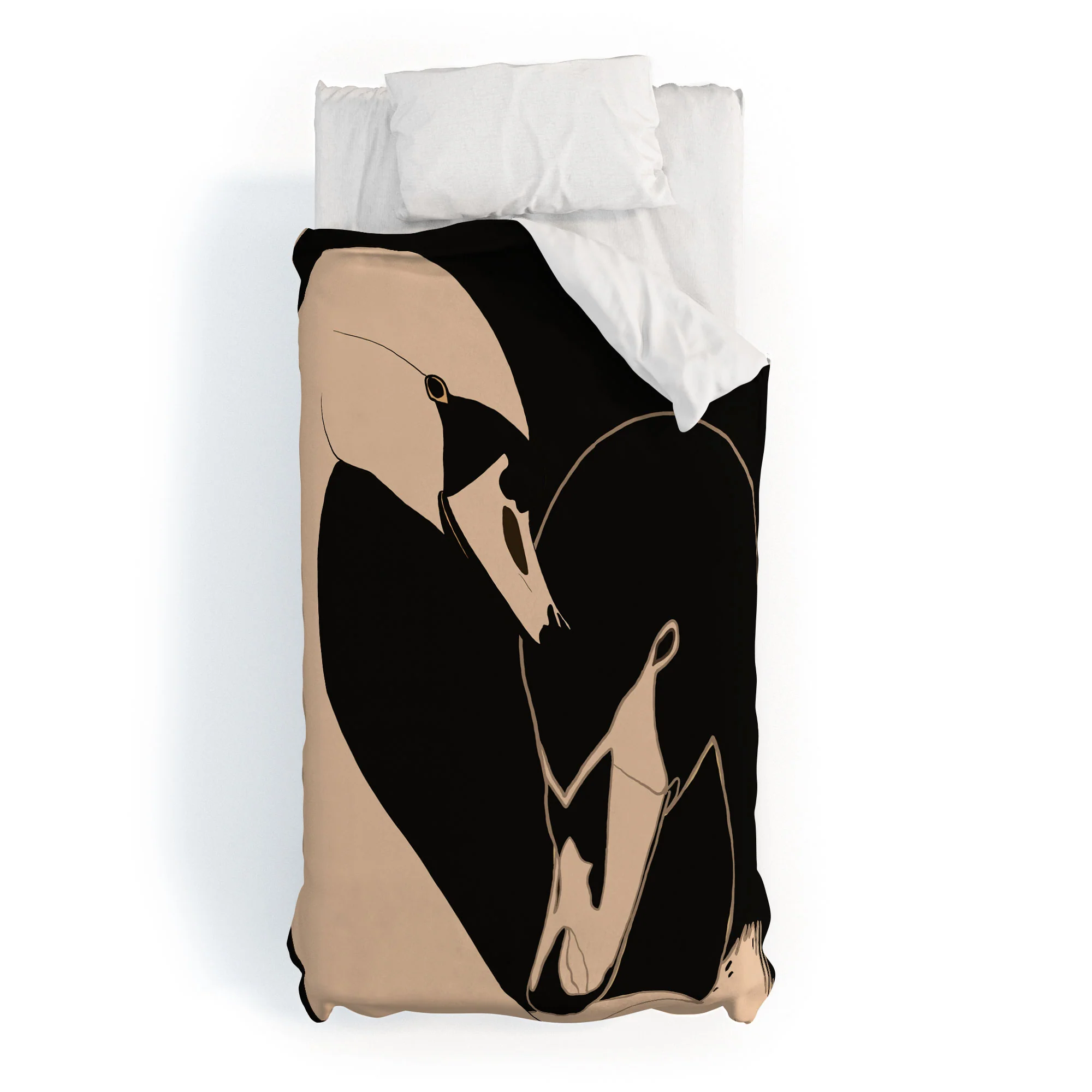 ThingDesign Two Swans I Duvet Cover - Image 9
