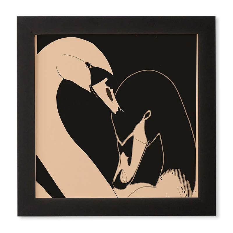 ThingDesign Two Swans I Framed Wall Art - Image 7