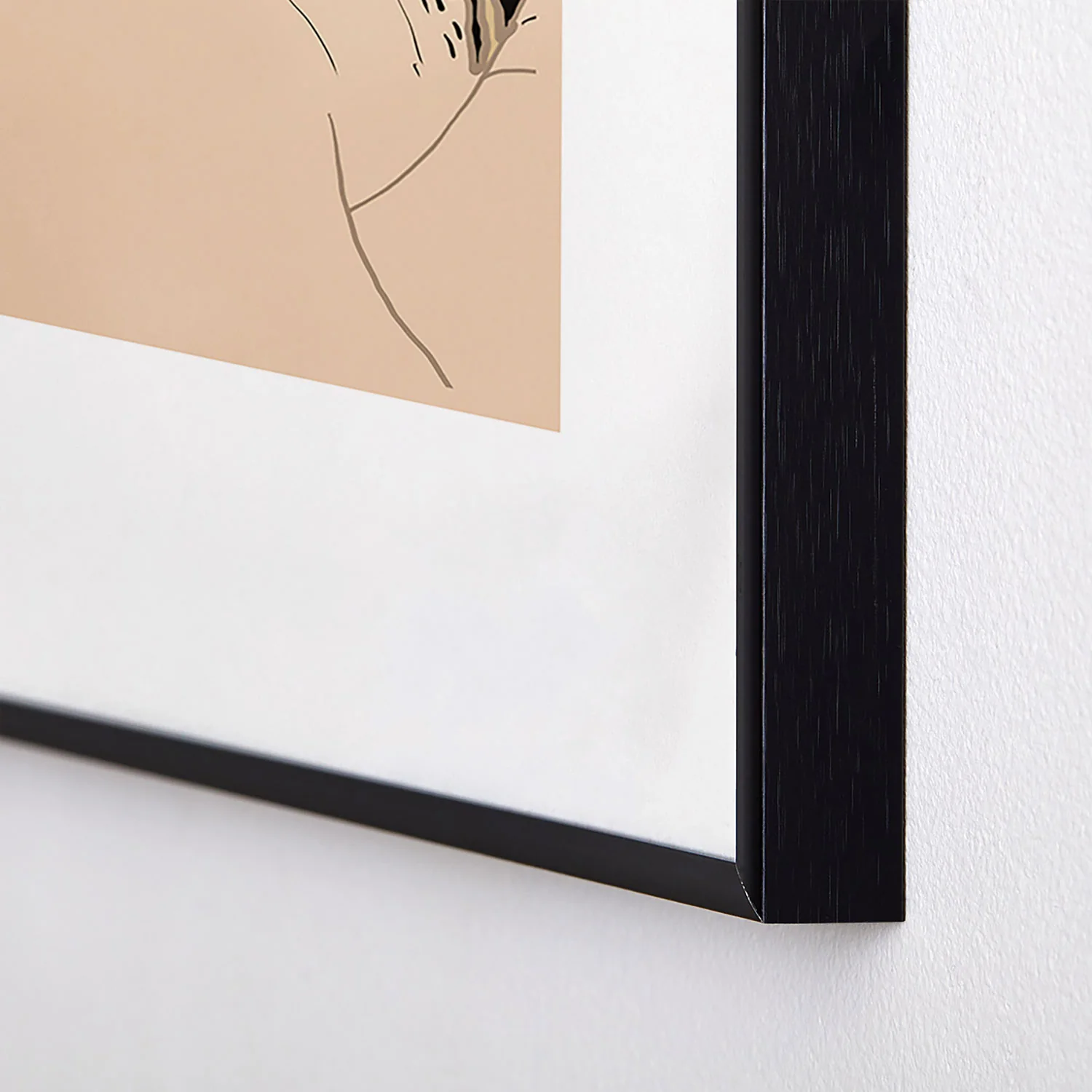 ThingDesign Two Swans I Metal Framed Art Print - Image 24