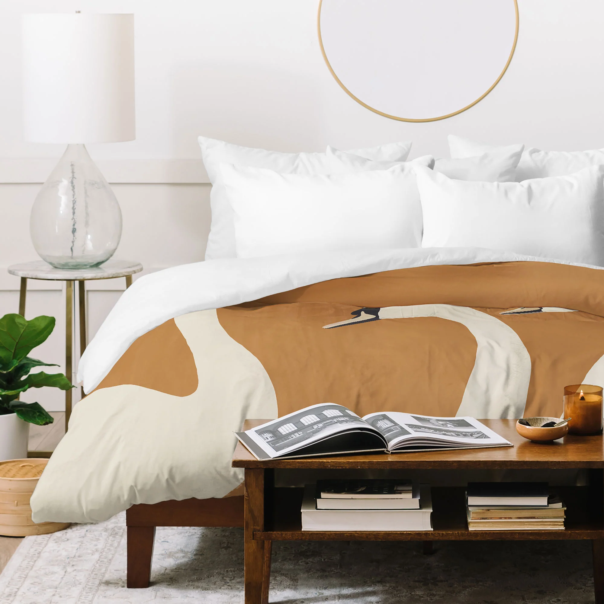 ThingDesign White Swans 2 Duvet Cover - Image 11