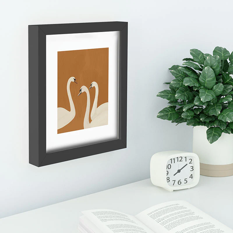 ThingDesign White Swans 2 Recessed Framing Rectangle - Image 2