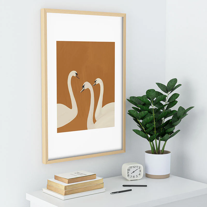 ThingDesign White Swans 2 Recessed Framing Rectangle - Image 30