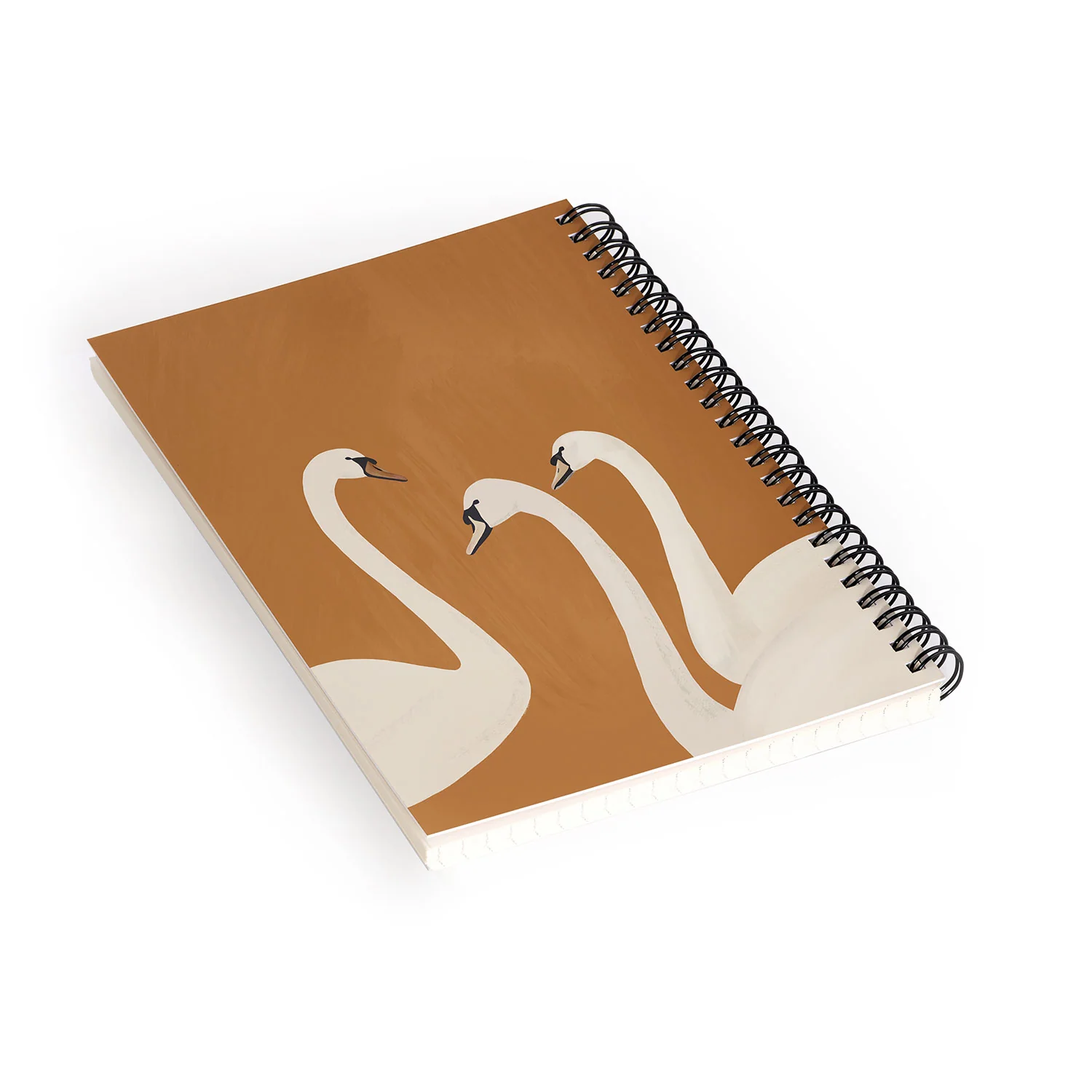 ThingDesign White Swans 2 Spiral Notebook - Image 2