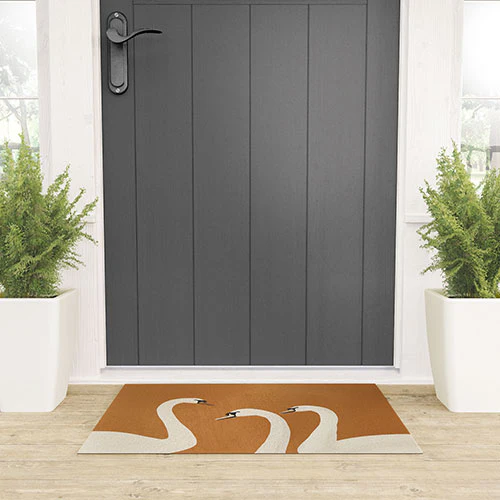 ThingDesign White Swans 2 Welcome Mat - Image 3