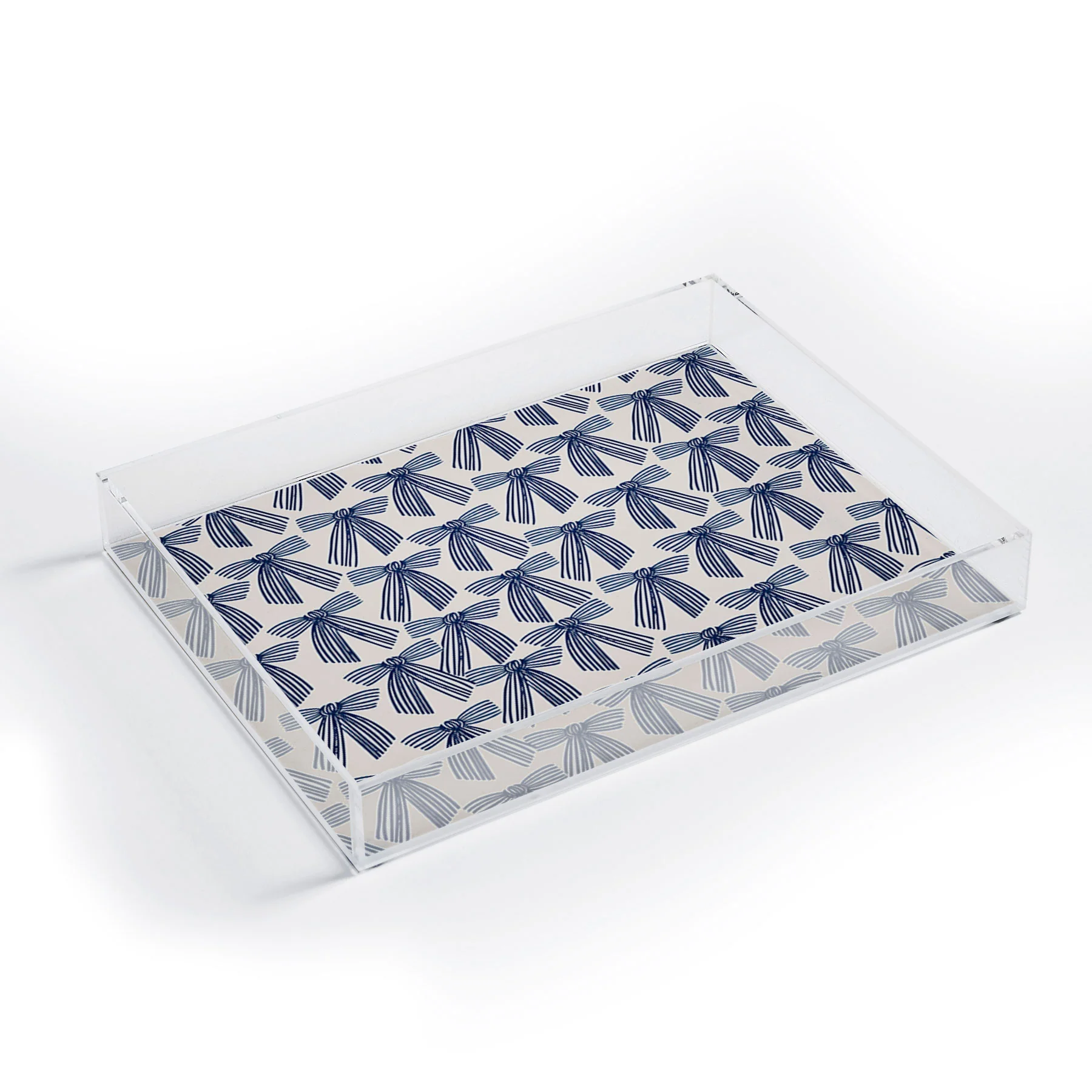ThirtyOne Illustrations baubles bows bn artboard 1 Acrylic Tray - Image 3