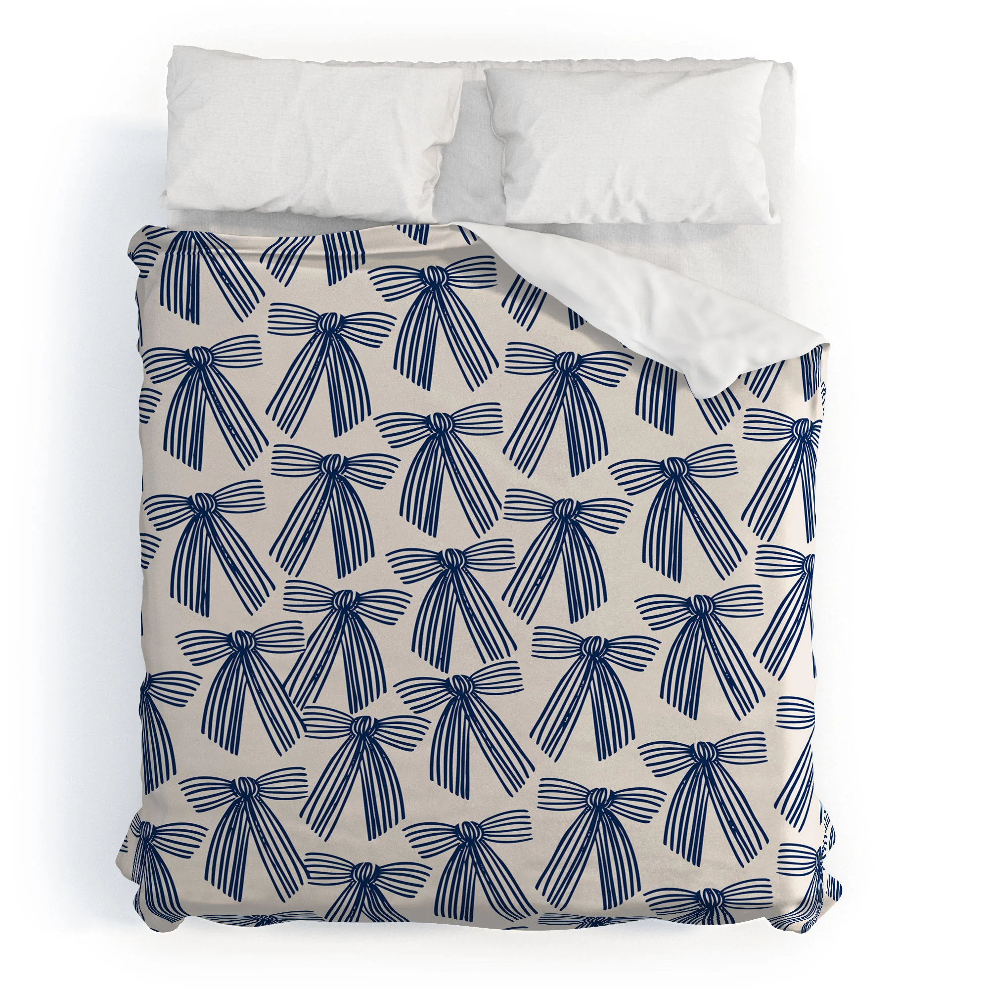 ThirtyOne Illustrations baubles bows bn artboard 1 Duvet Cover - Image 17