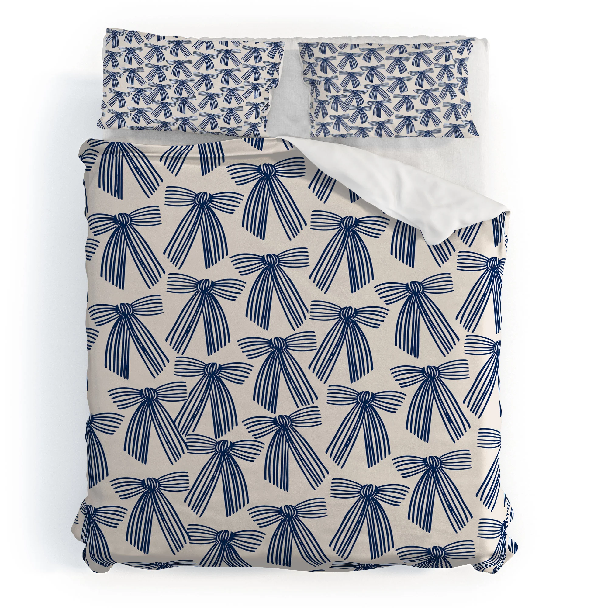 ThirtyOne Illustrations baubles bows bn artboard 1 Duvet Cover - Image 37