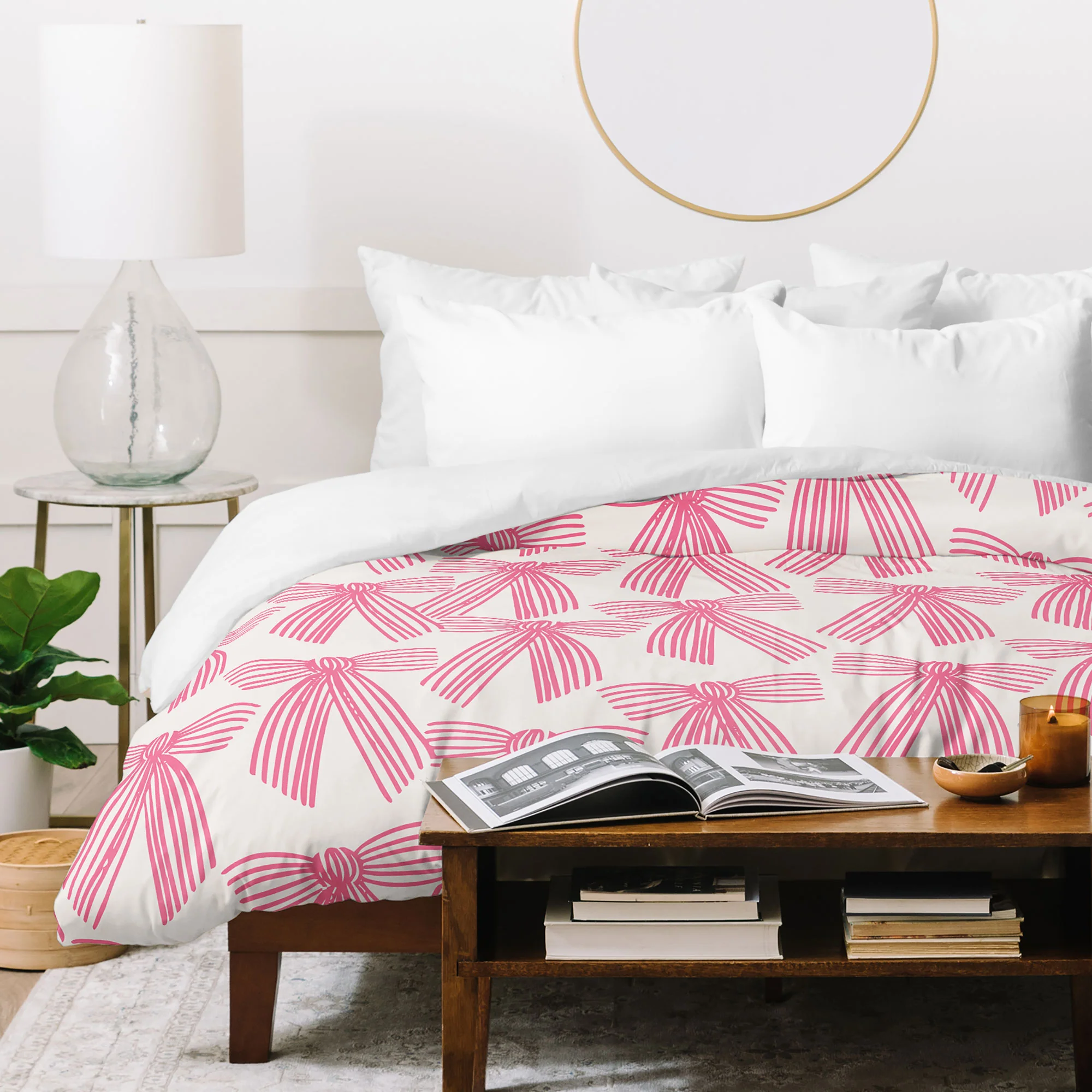 ThirtyOne Illustrations baubles bows bn artboard 5 Duvet Cover - Image 19