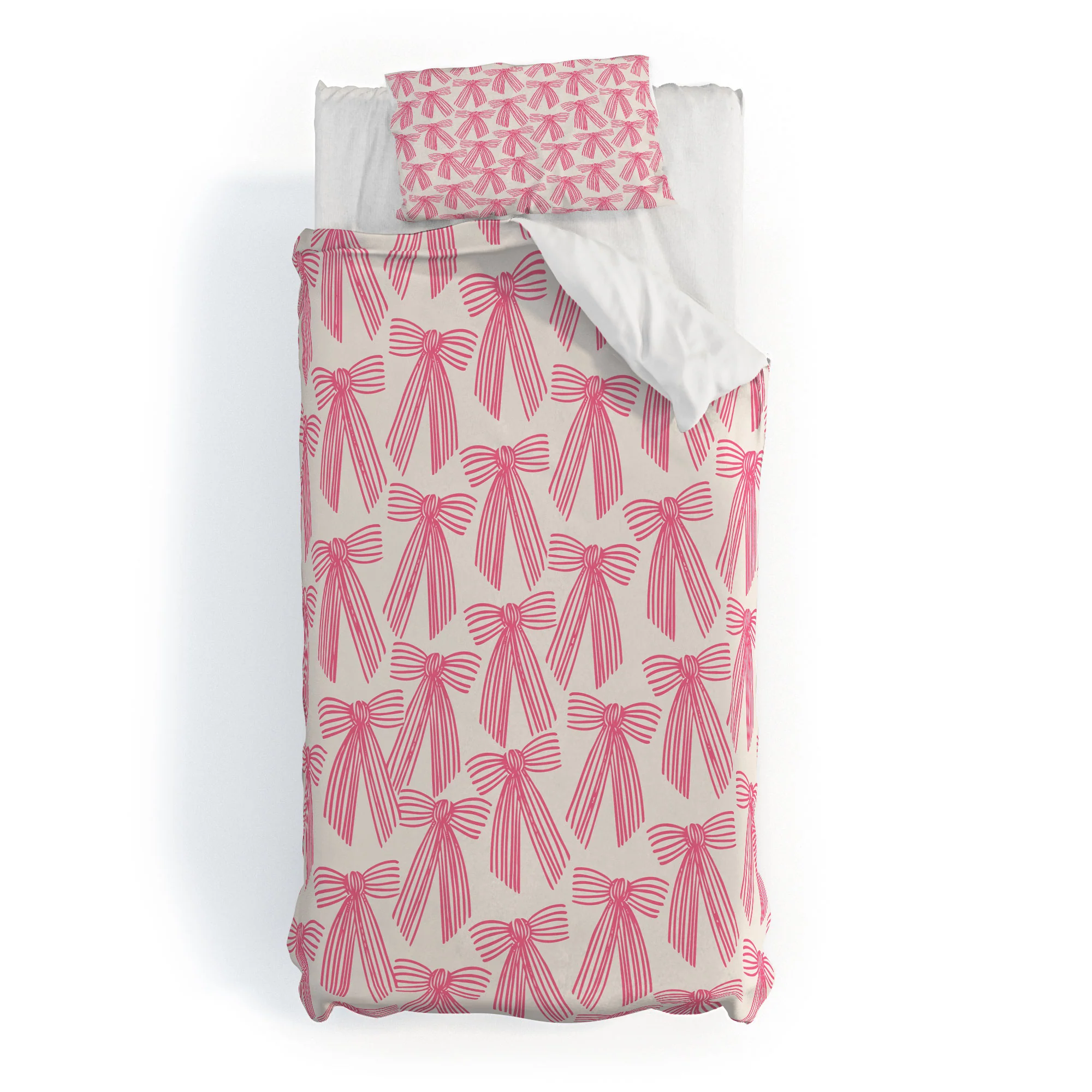 ThirtyOne Illustrations baubles bows bn artboard 5 Duvet Cover - Image 49
