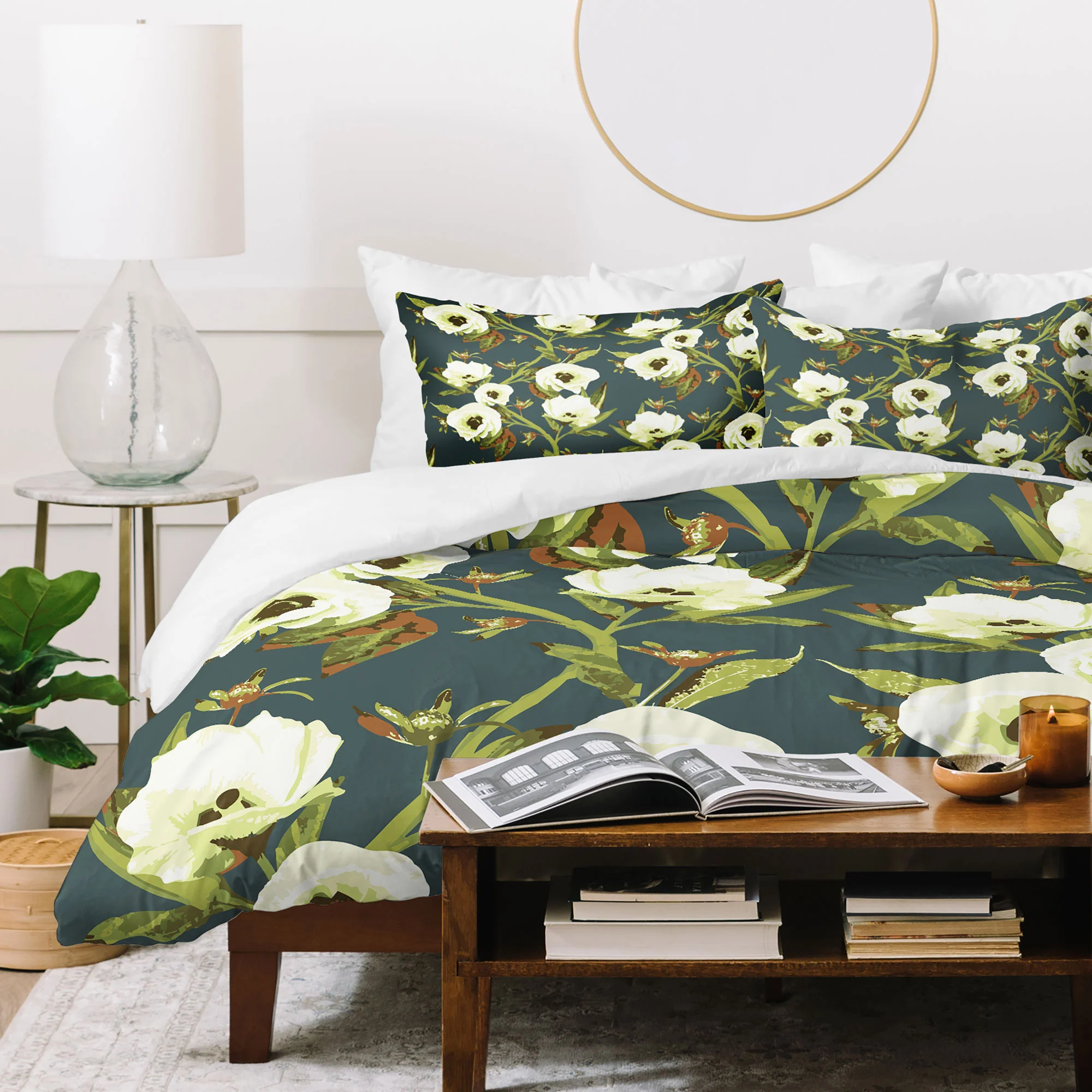 ThirtyOne Illustrations Heirloom Bloom Duvet Cover - Image 43