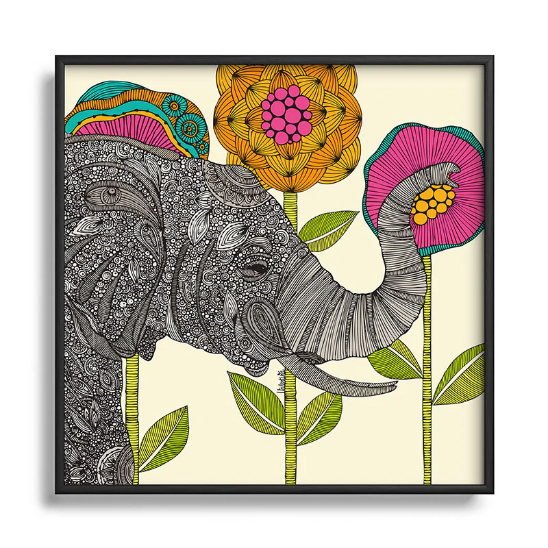Valentina Ramos Aaron Square Metal Framed Art Print - Image 9