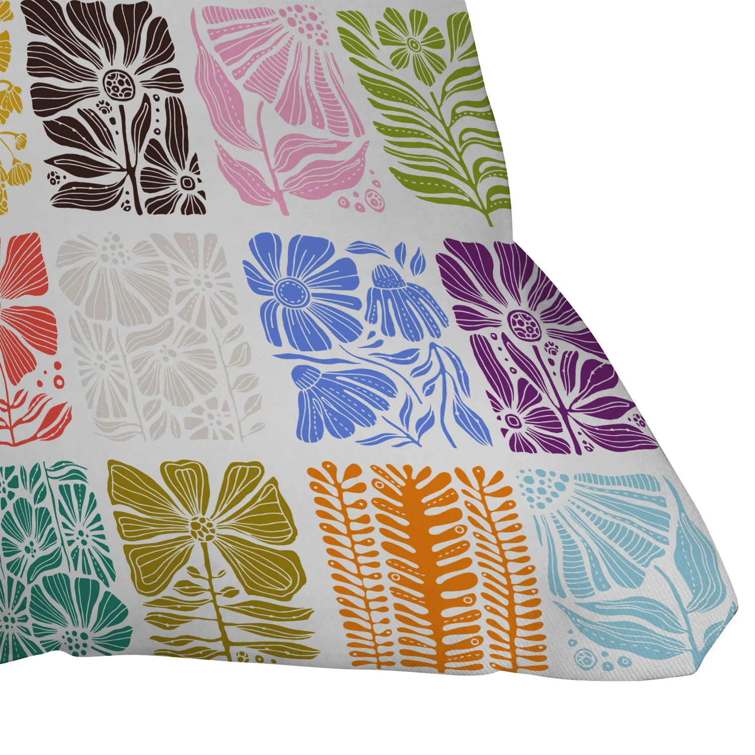 Valentina Ramos Bloom Blocks Outdoor Throw Pillow - Image 11