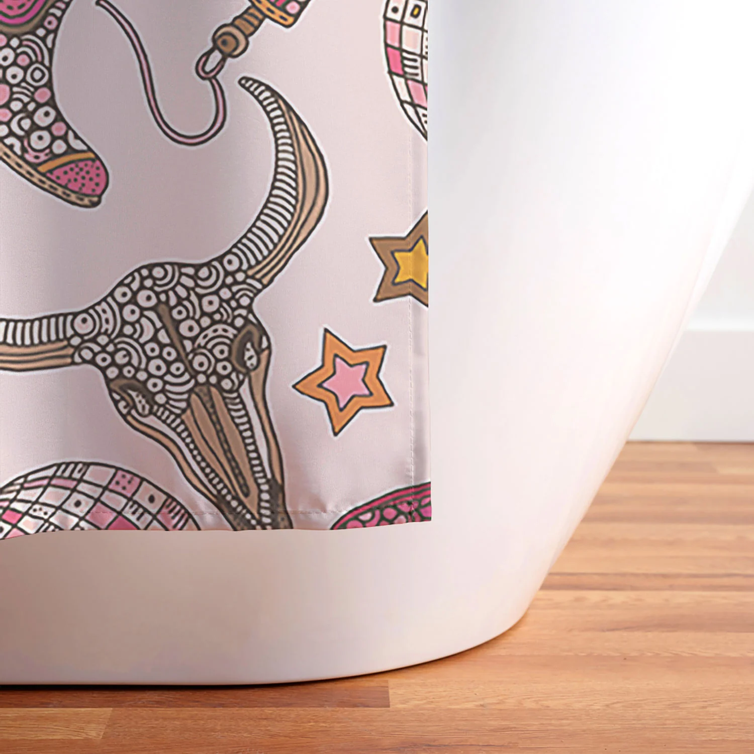 Valentina Ramos Western Disco Dreams Shower Curtain - Image 6