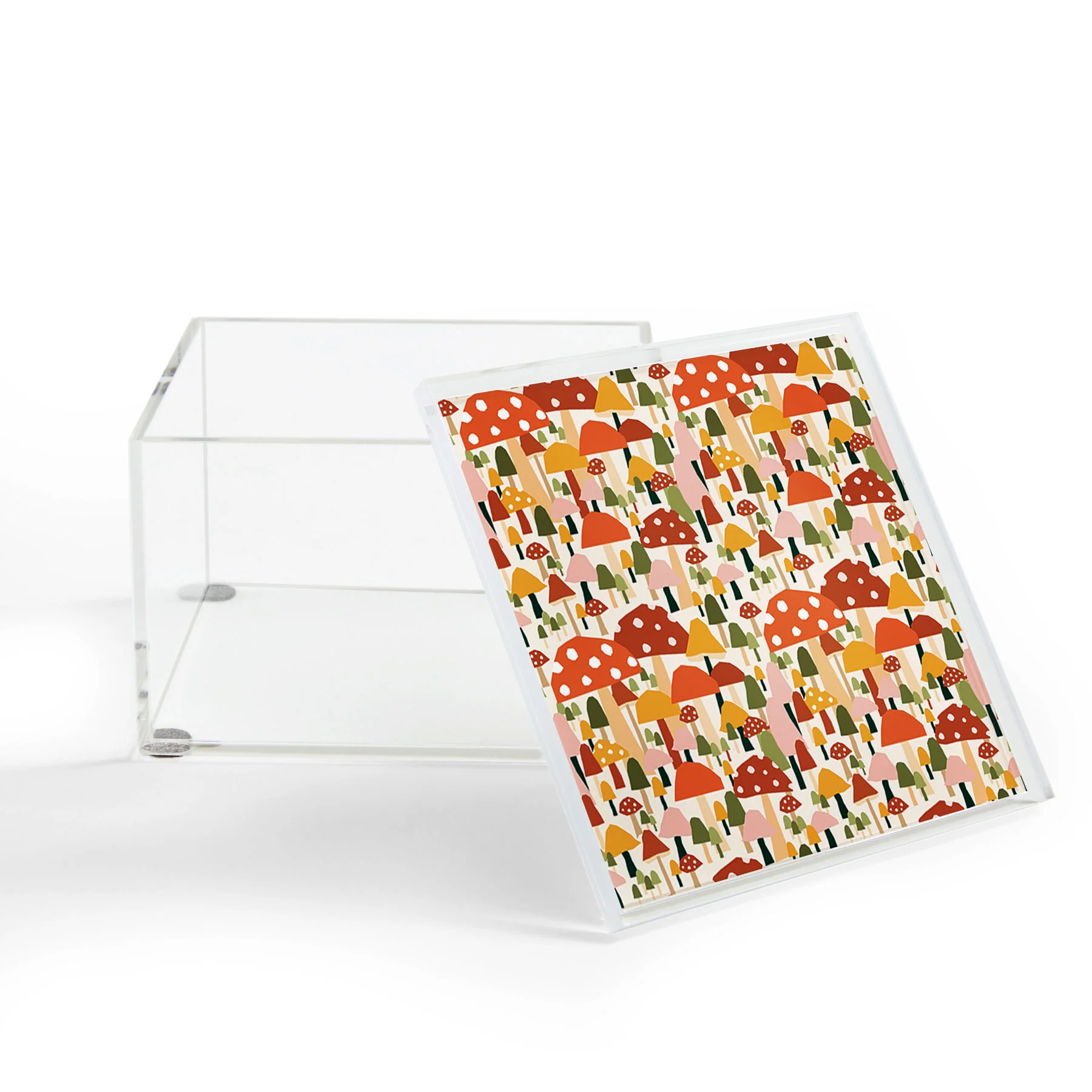 Valeria Frustaci autumnal mushrooms Acrylic Box - Image 2