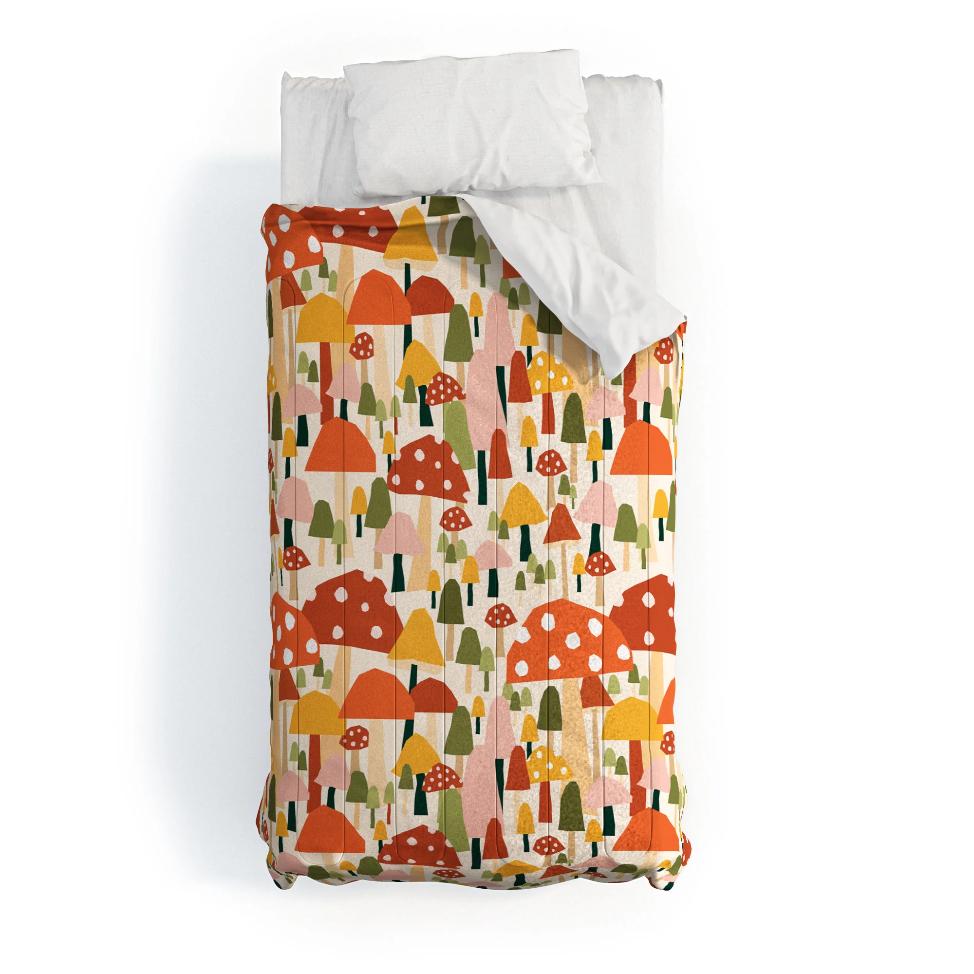 Valeria Frustaci autumnal mushrooms Comforter - Image 4