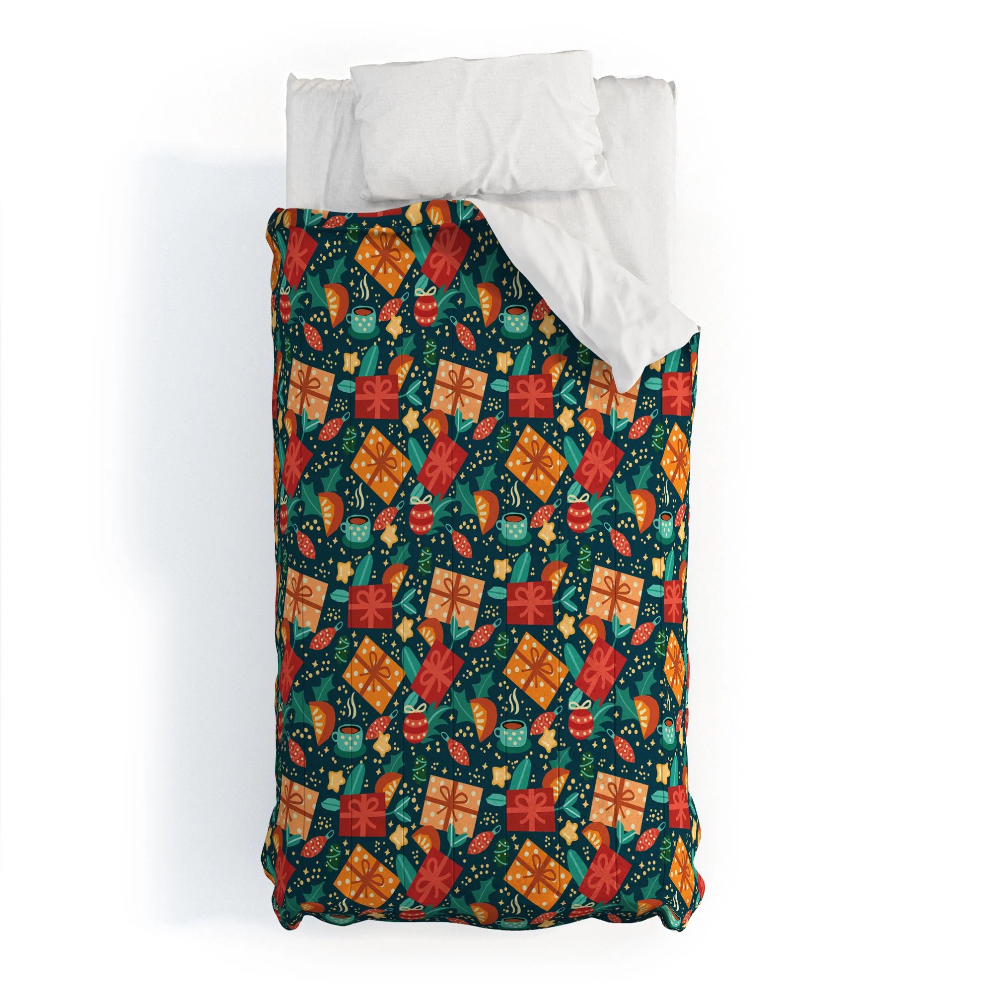 Valeria Frustaci Christmas pattern Comforter - Image 7