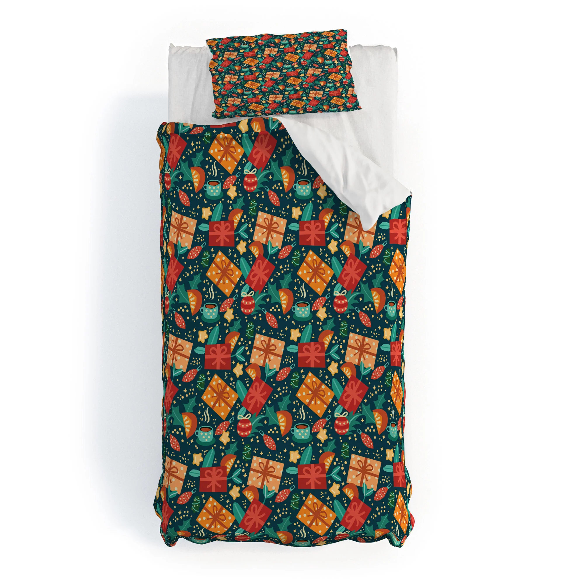 Valeria Frustaci Christmas pattern Duvet Cover - Image 49