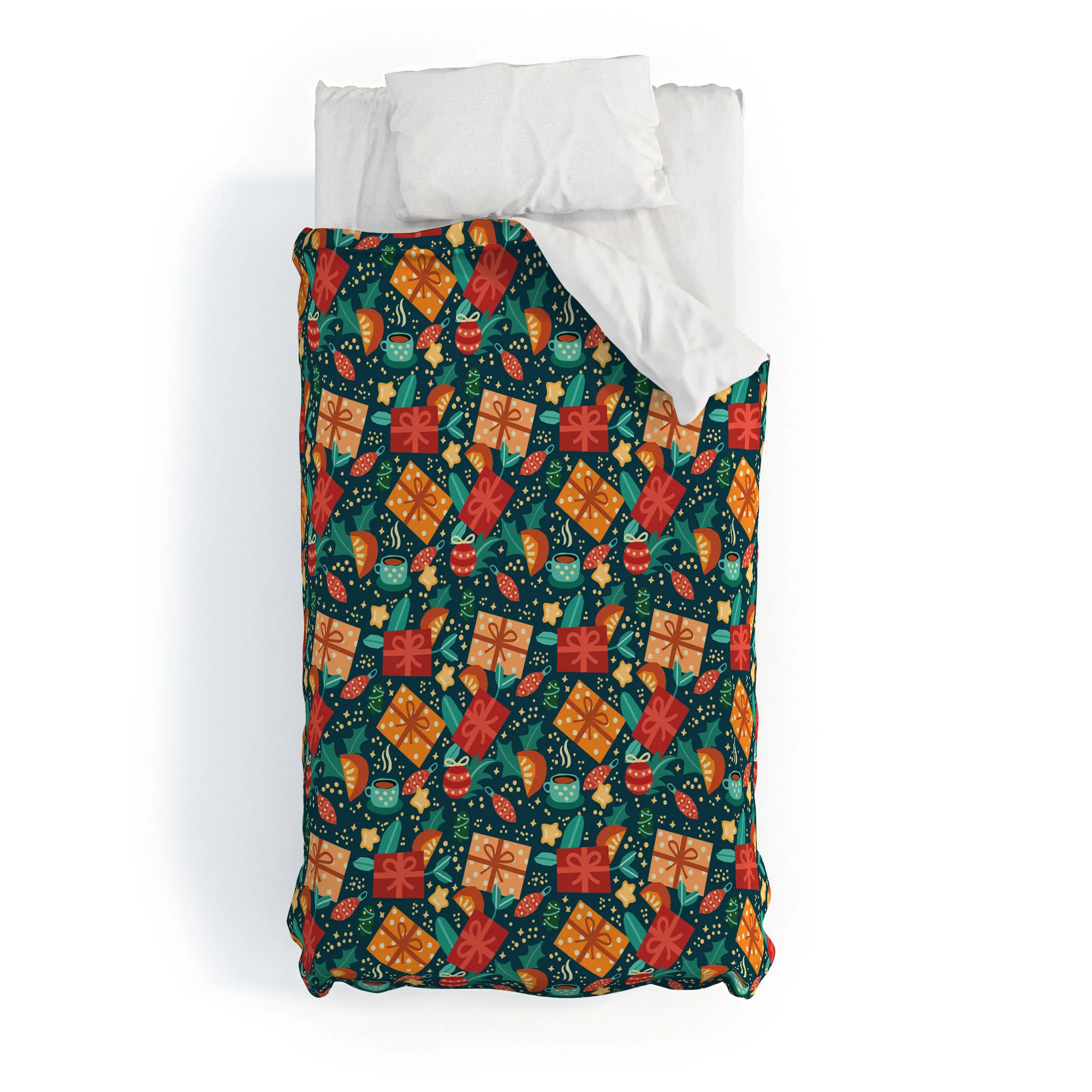 Valeria Frustaci Christmas pattern Duvet Cover - Image 5