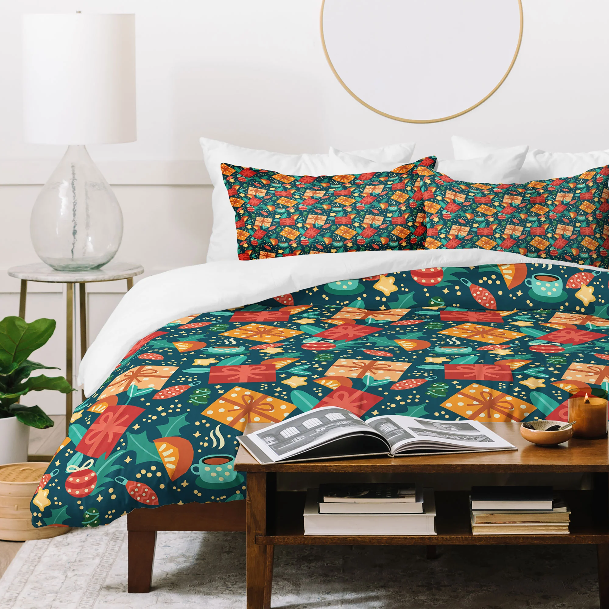 Valeria Frustaci Christmas pattern Duvet Cover - Image 59