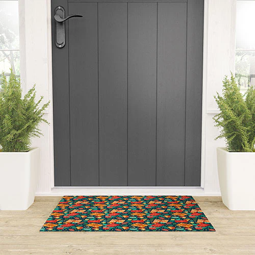 Valeria Frustaci Christmas pattern Welcome Mat - Image 3