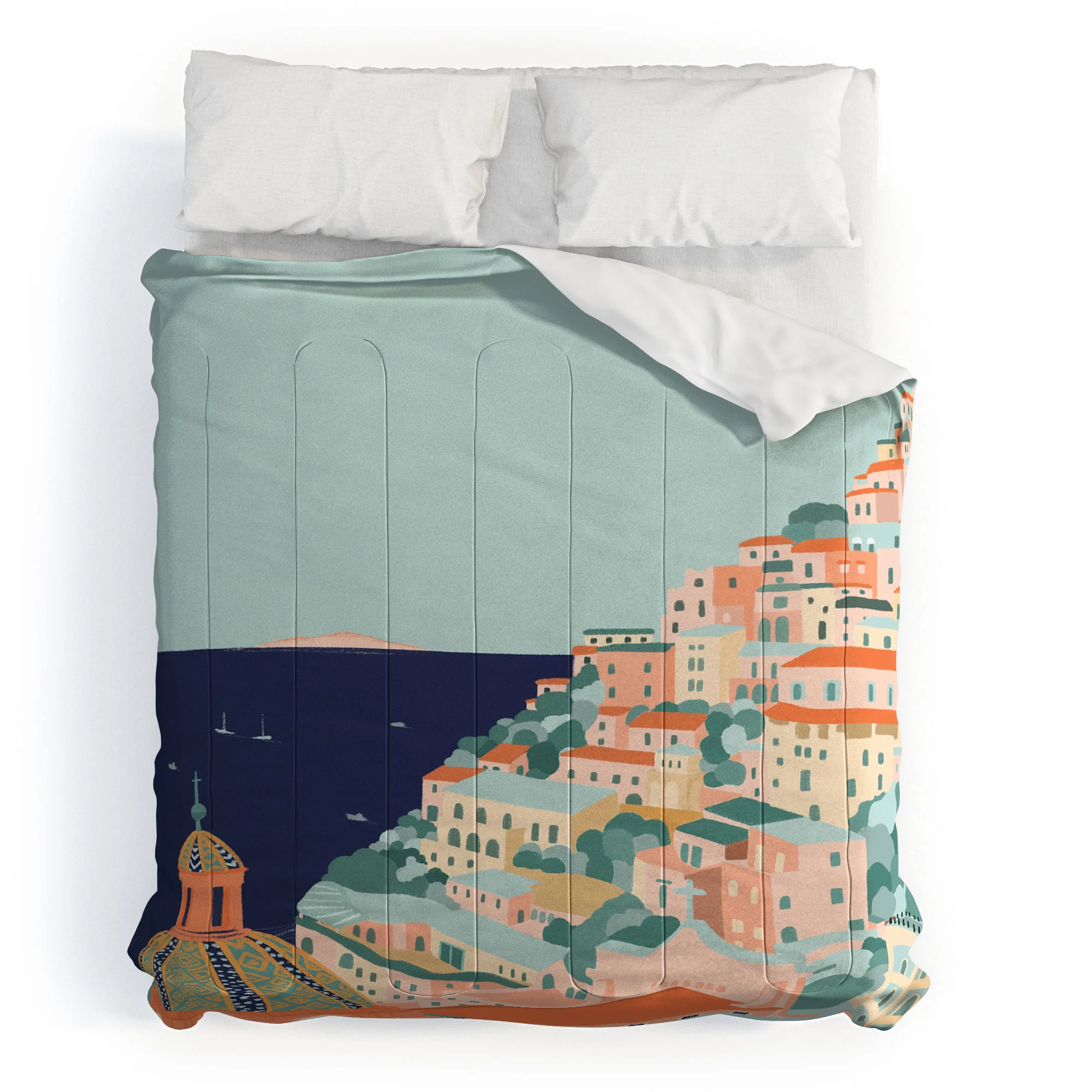Valeria Frustaci Positano in Italy Comforter - Image 13