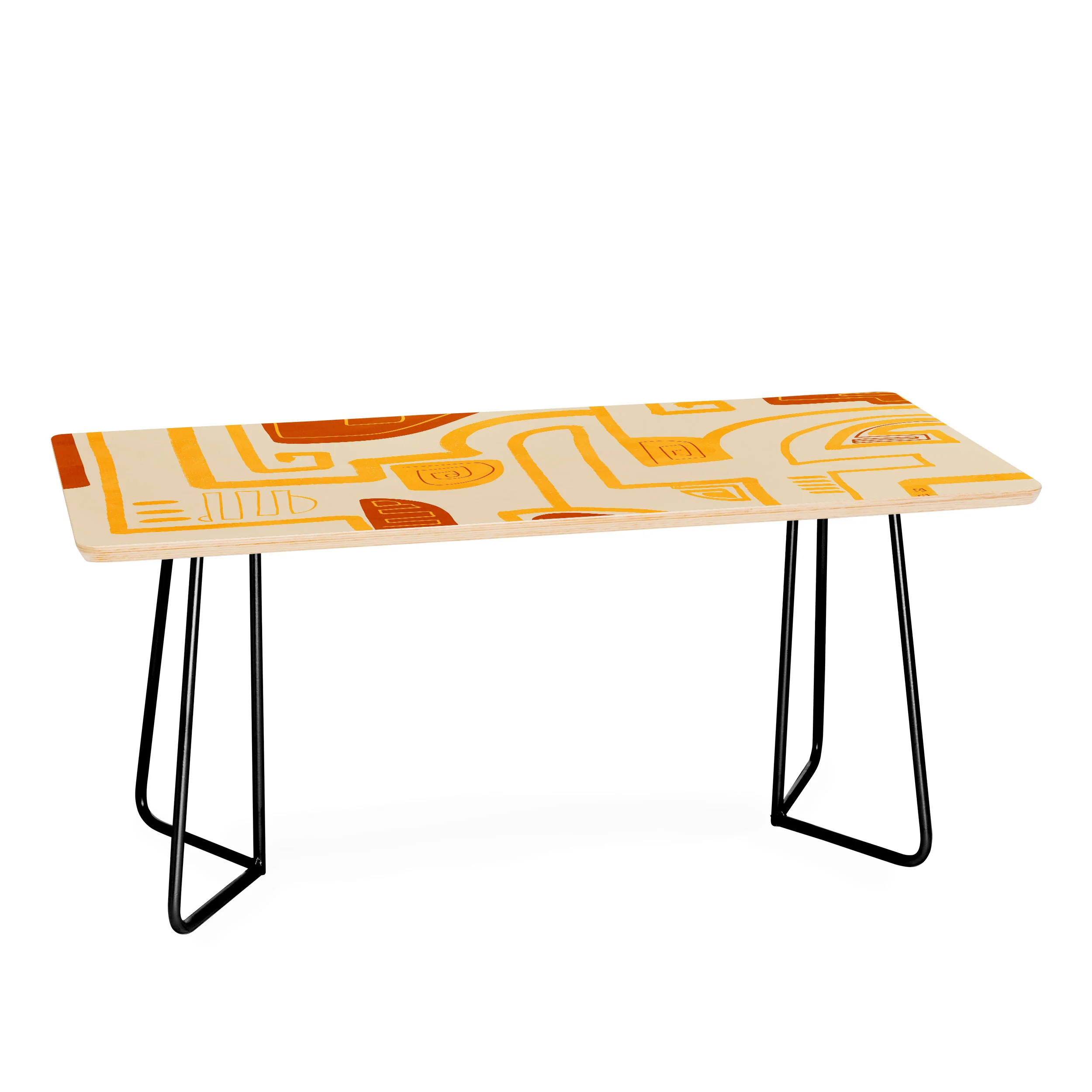 Viviana Gonzalez Abstract Modern Expression Coffee Table - Image 2