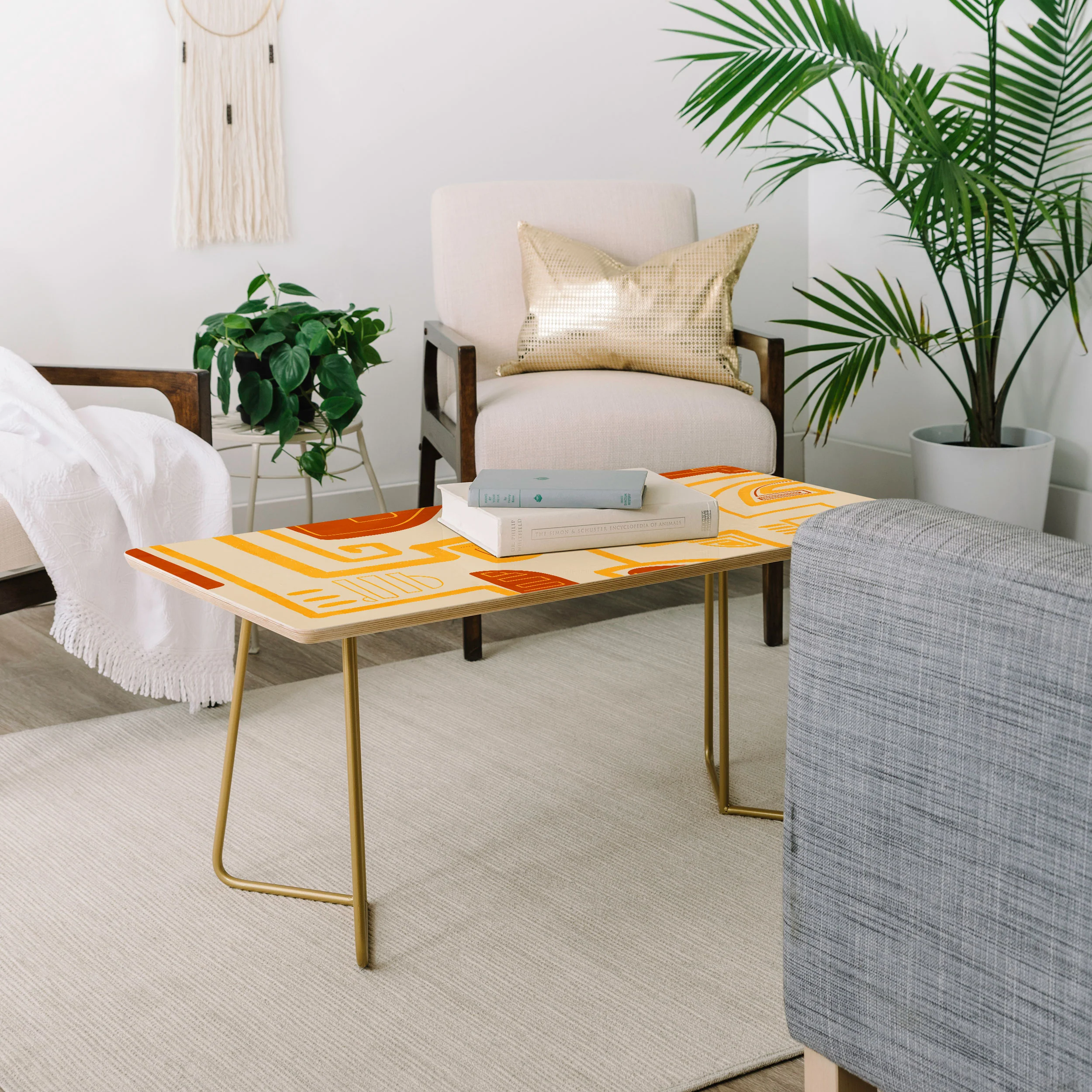Viviana Gonzalez Abstract Modern Expression Coffee Table - Image 7