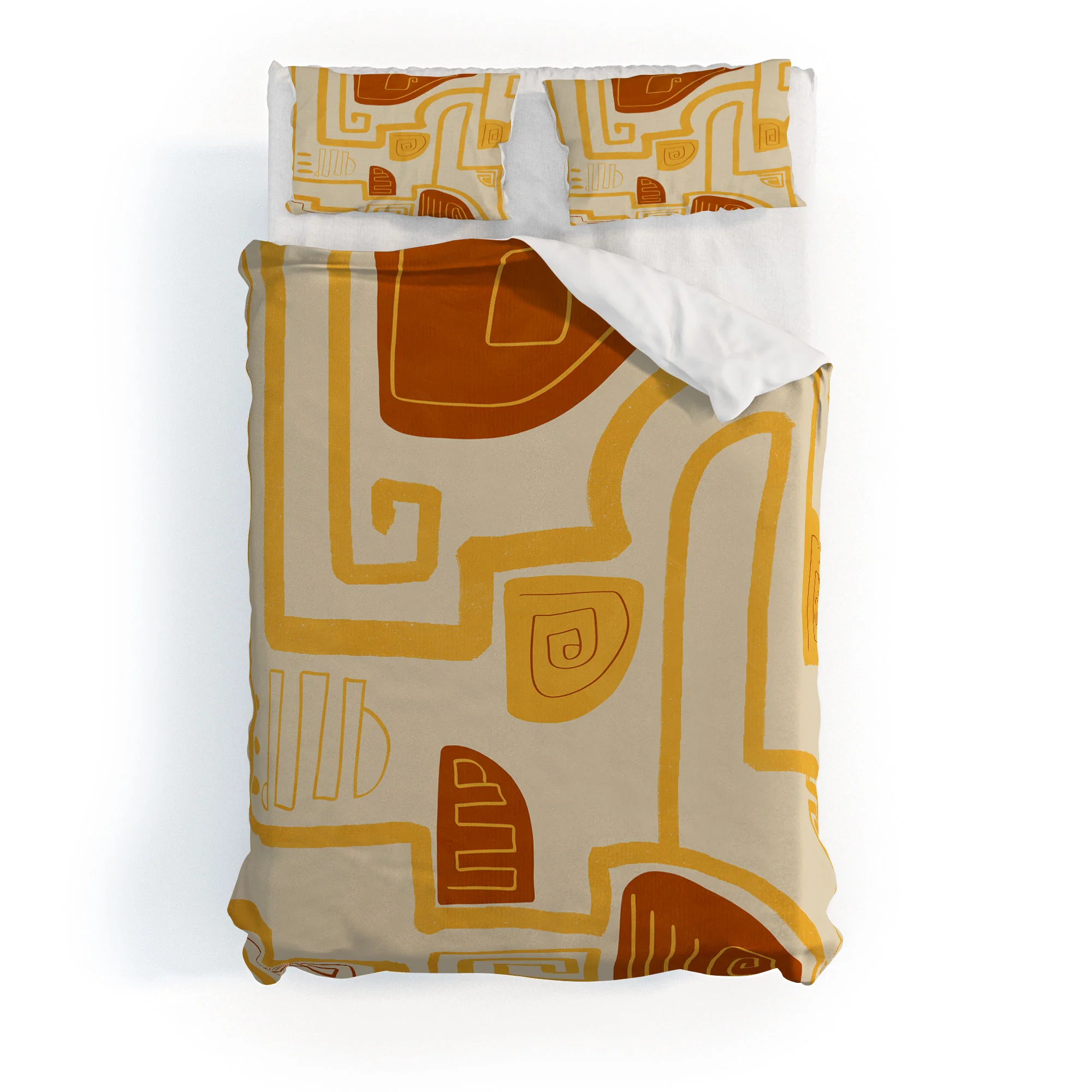 Viviana Gonzalez Abstract Modern Expression Duvet Cover - Image 33