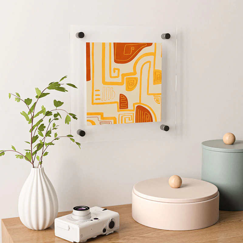 Viviana Gonzalez Abstract Modern Expression Floating Acrylic Print - Image 12