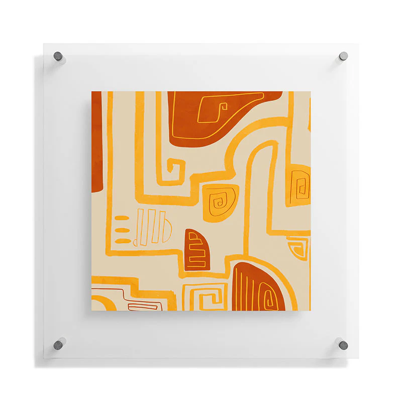 Viviana Gonzalez Abstract Modern Expression Floating Acrylic Print - Image 29