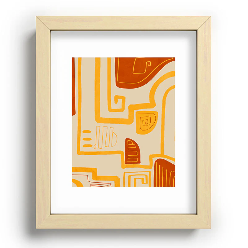 Viviana Gonzalez Abstract Modern Expression Recessed Framing Rectangle - Image 5