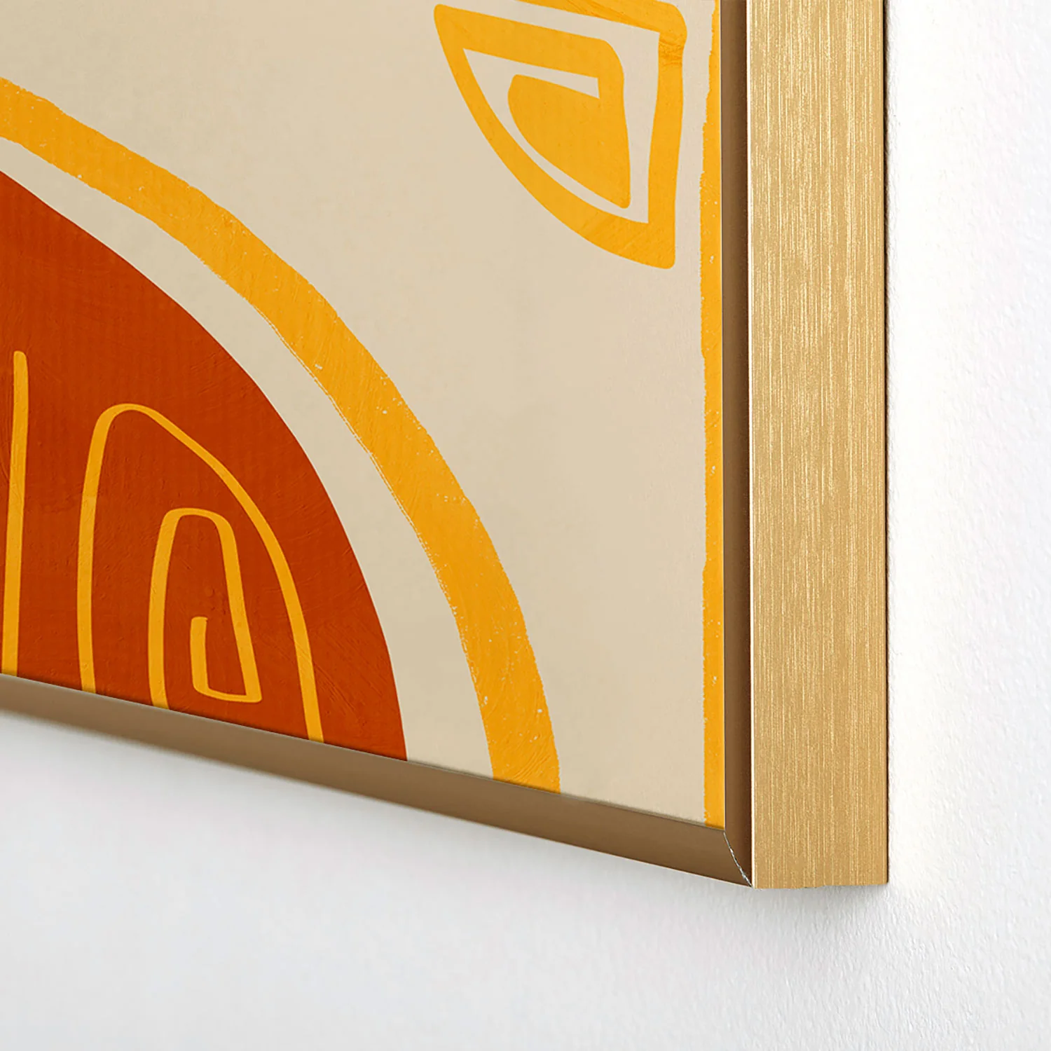 Viviana Gonzalez Abstract Modern Expression Square Metal Framed Art Print - Image 16