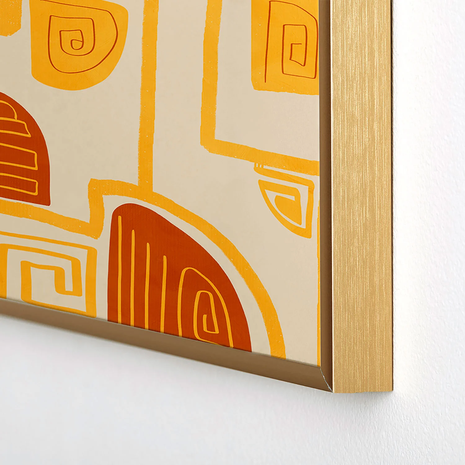 Viviana Gonzalez Abstract Modern Expression Square Metal Framed Art Print - Image 4