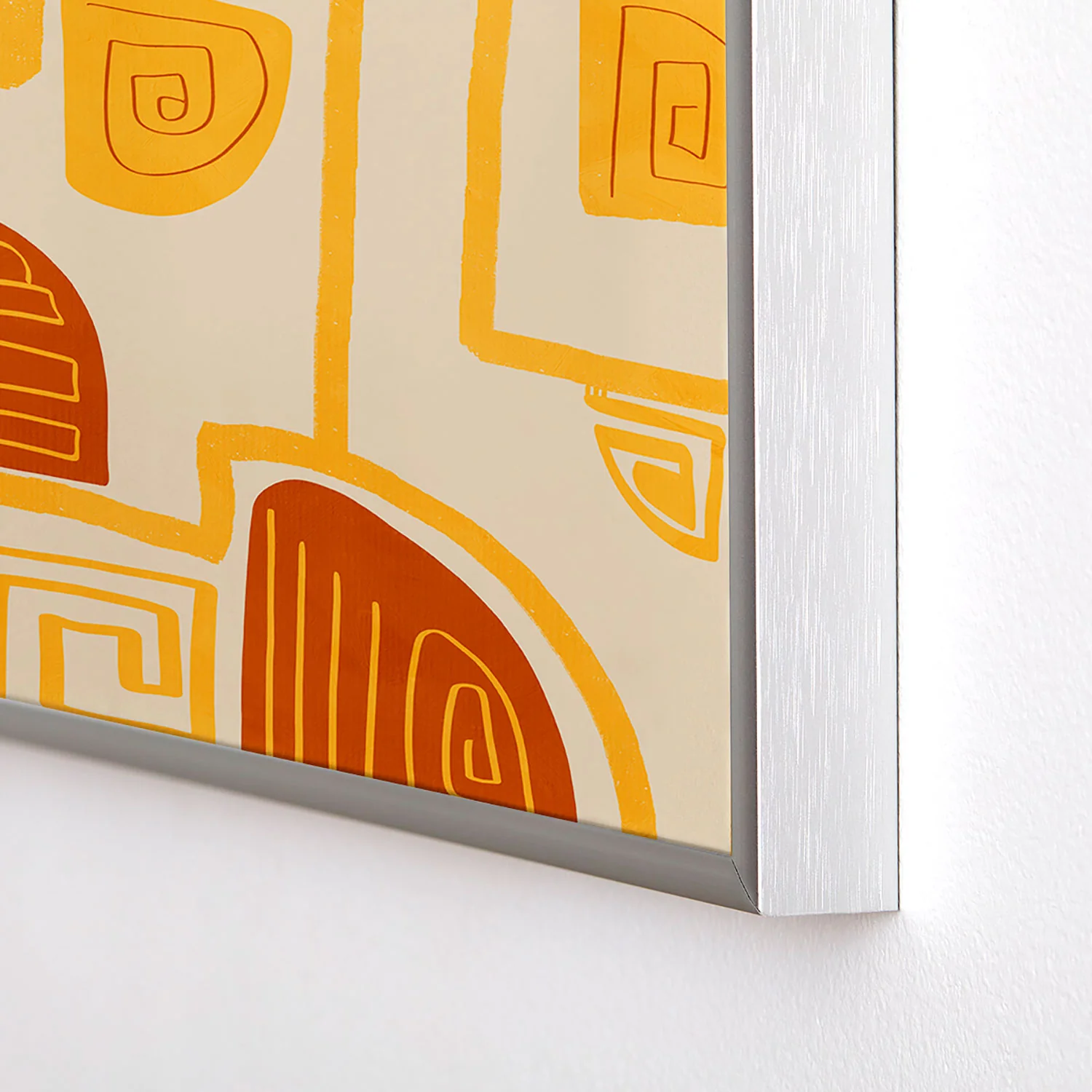 Viviana Gonzalez Abstract Modern Expression Square Metal Framed Art Print - Image 8