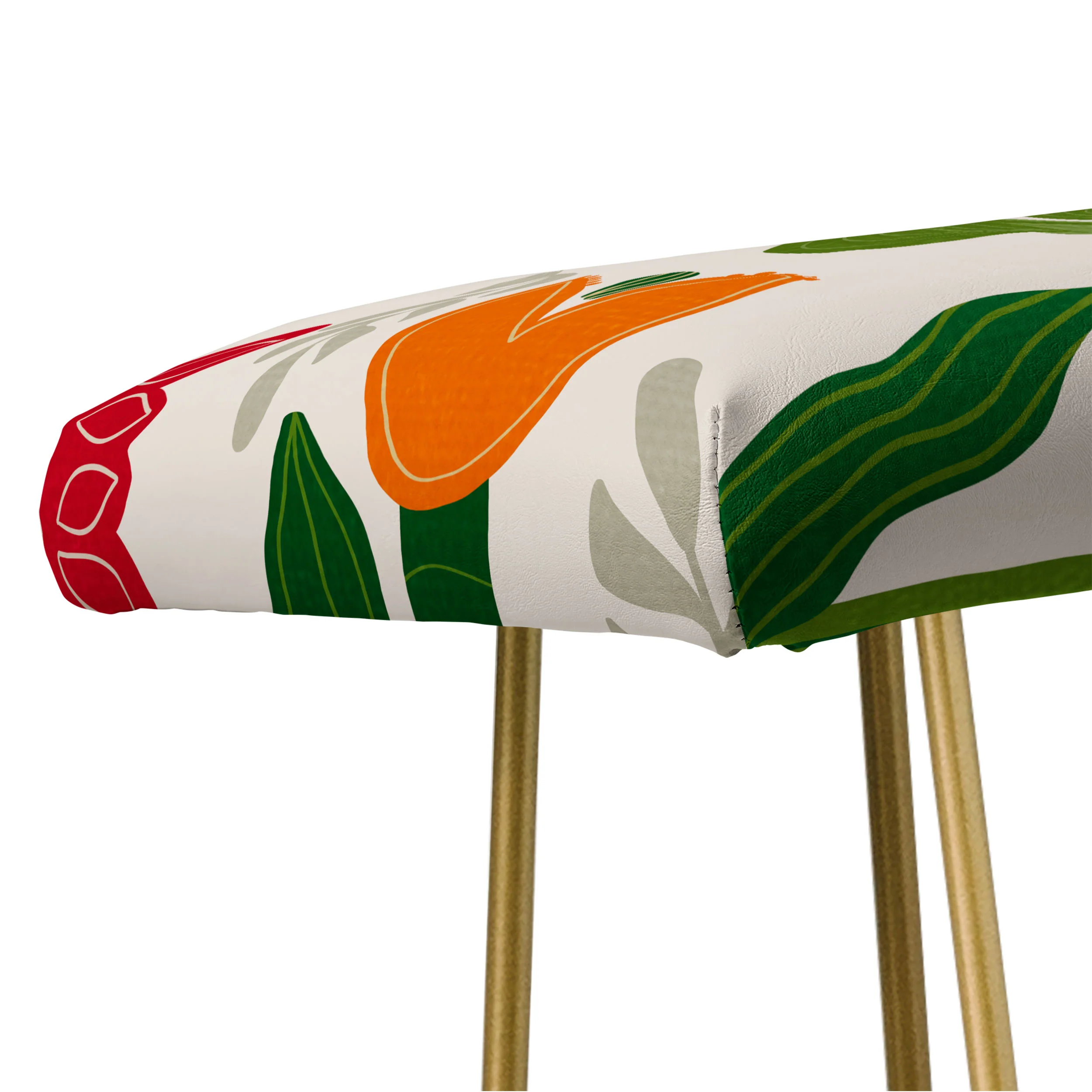 Viviana Gonzalez Bold Folk Wildflowers Bench - Image 5