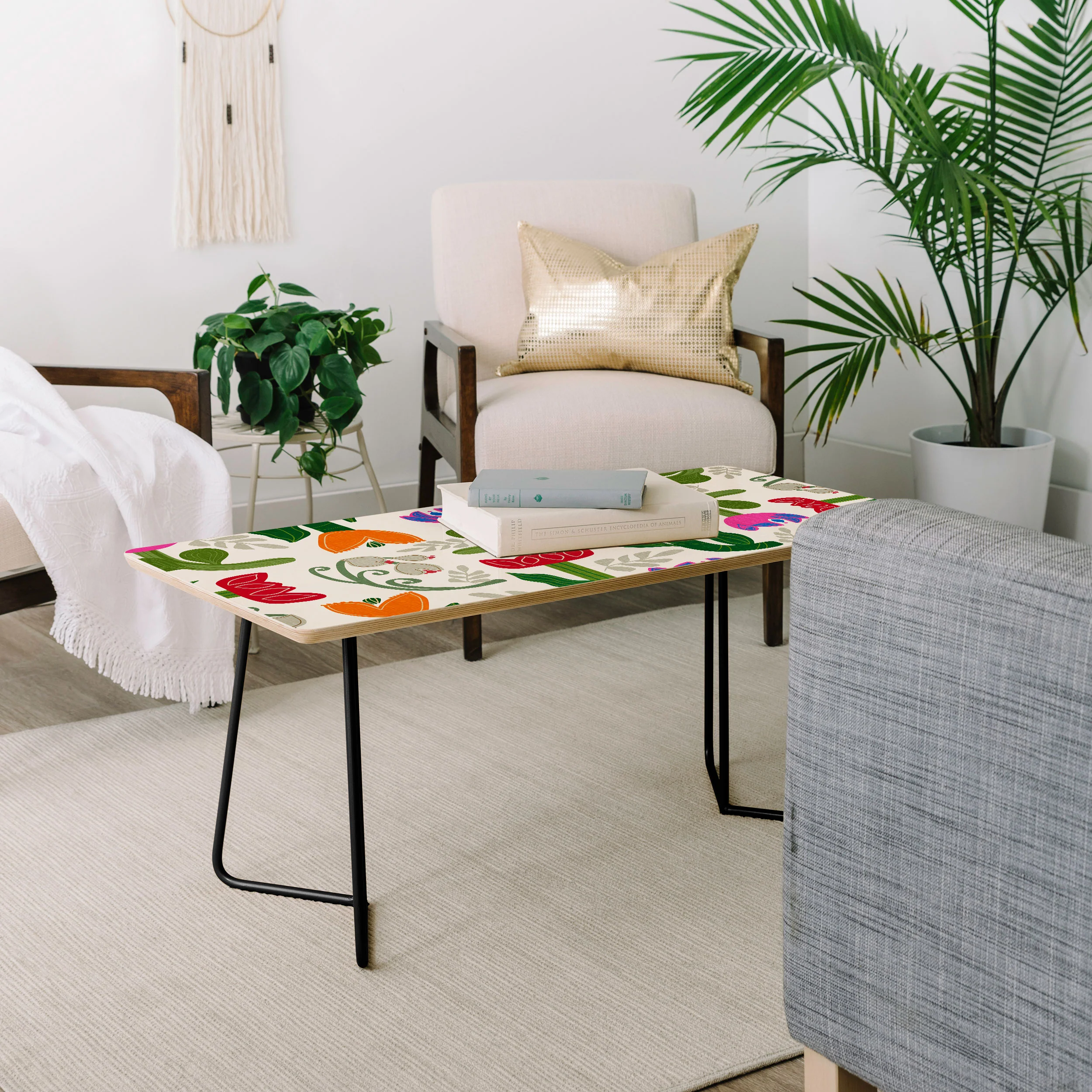 Viviana Gonzalez Bold Folk Wildflowers Coffee Table - Image 8
