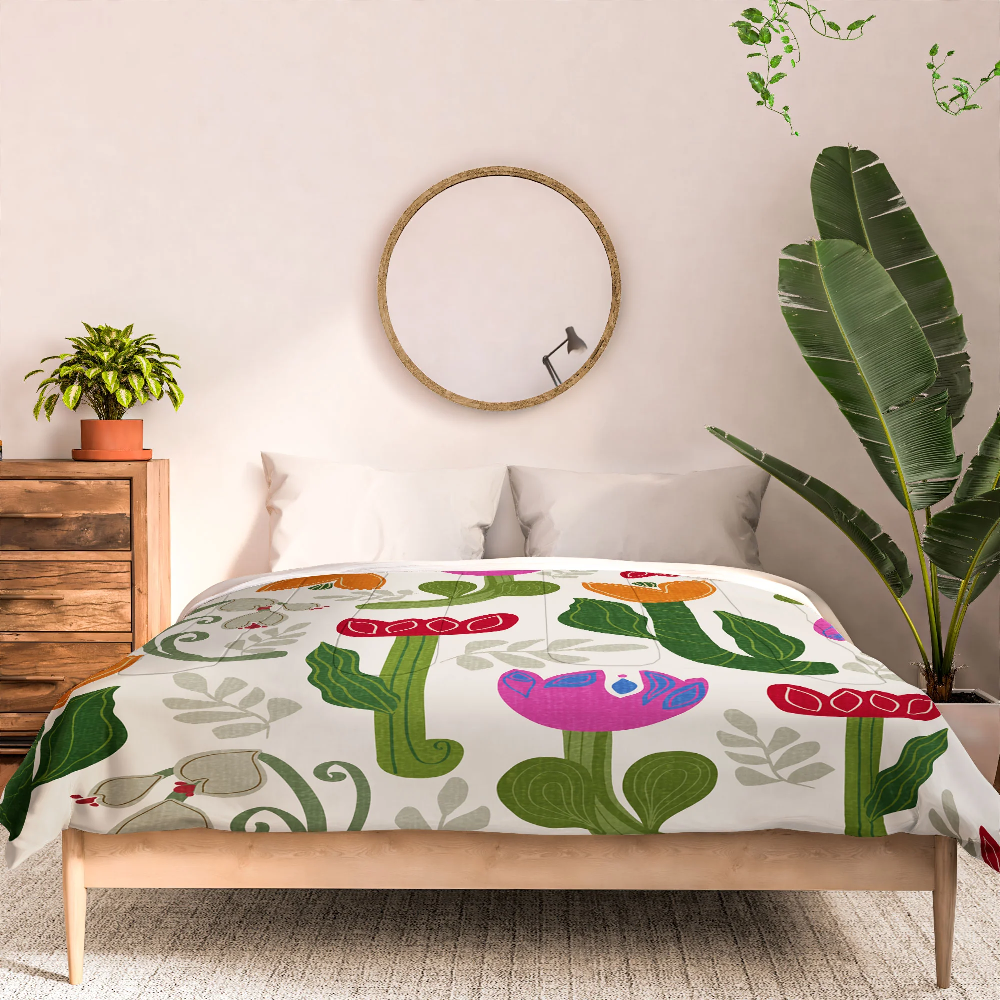 Viviana Gonzalez Bold Folk Wildflowers Comforter - Image 15