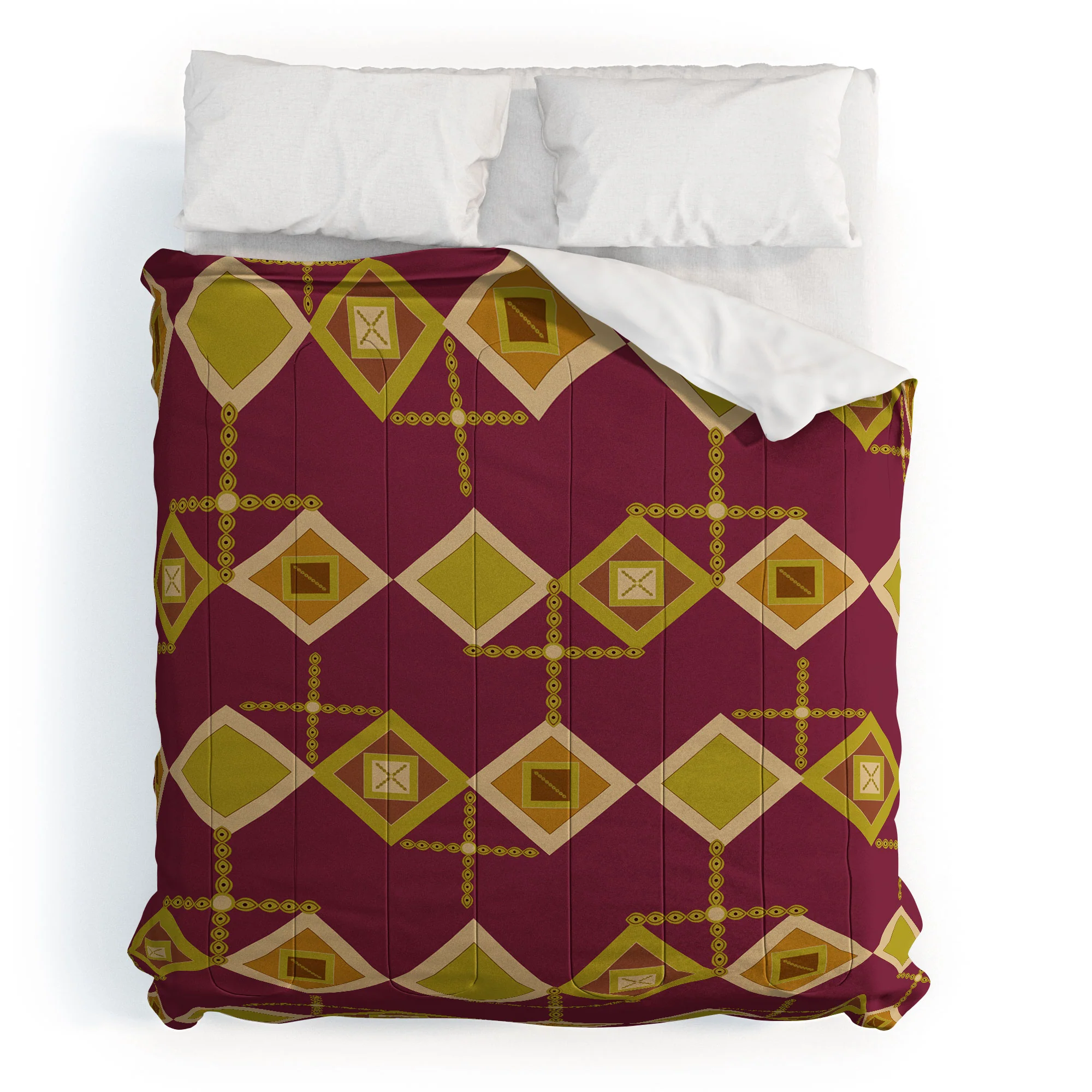 Viviana Gonzalez Mid Century Geometric Vibes Comforter - Image 13