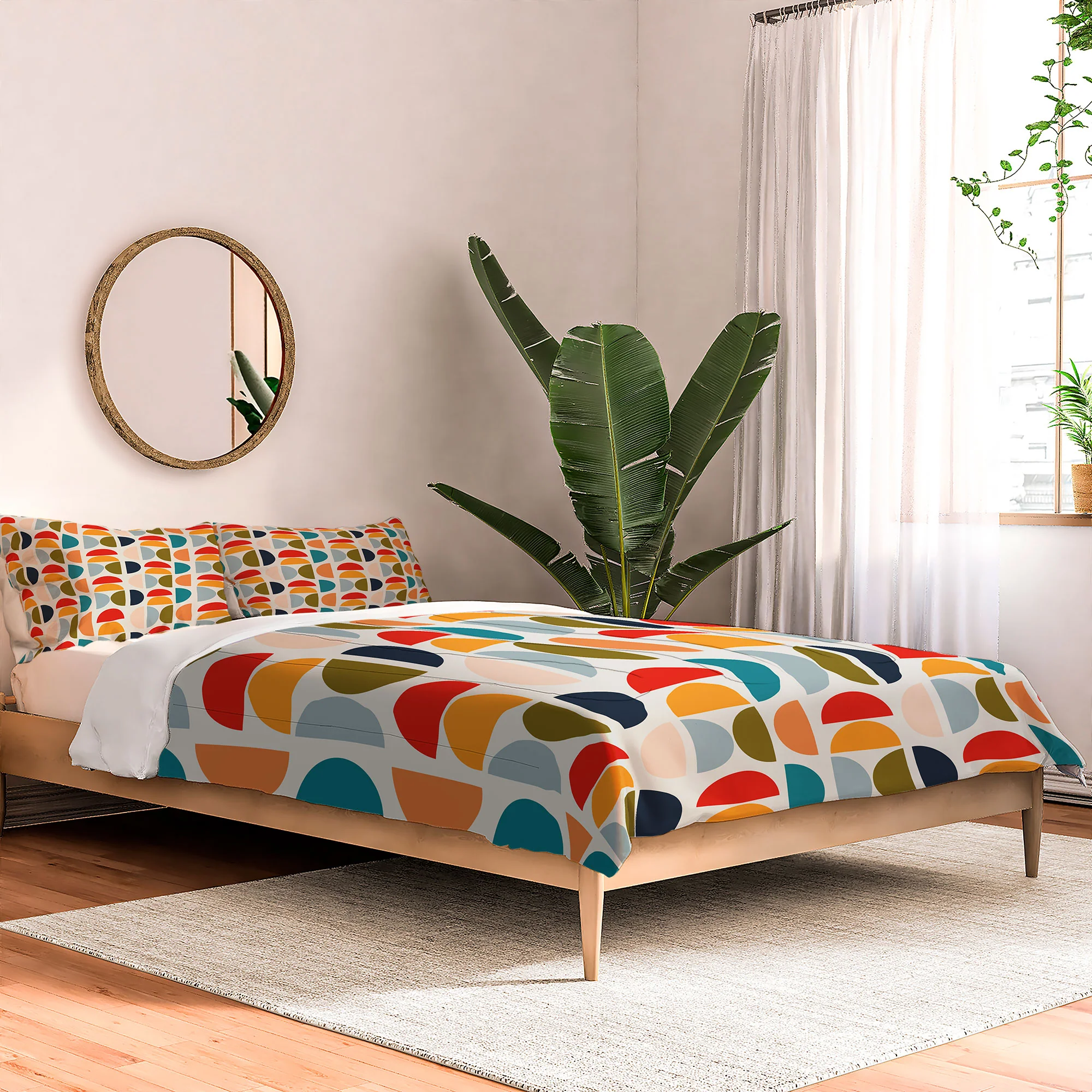 Viviana Gonzalez Mid Century Geometric Vibes I Comforter - Image 14