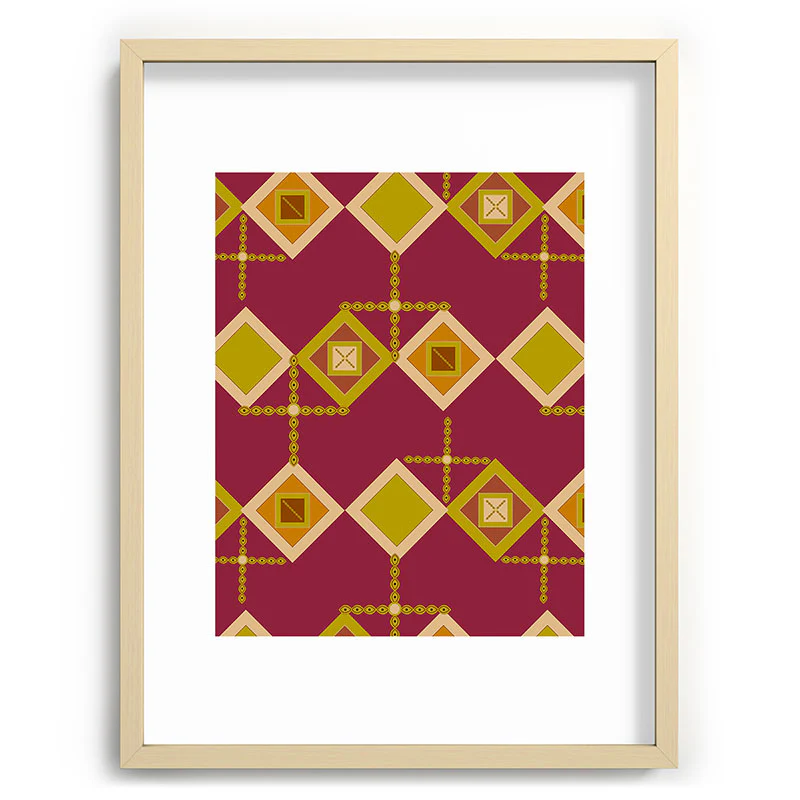 Viviana Gonzalez Mid Century Geometric Vibes Recessed Framing Rectangle - Image 21