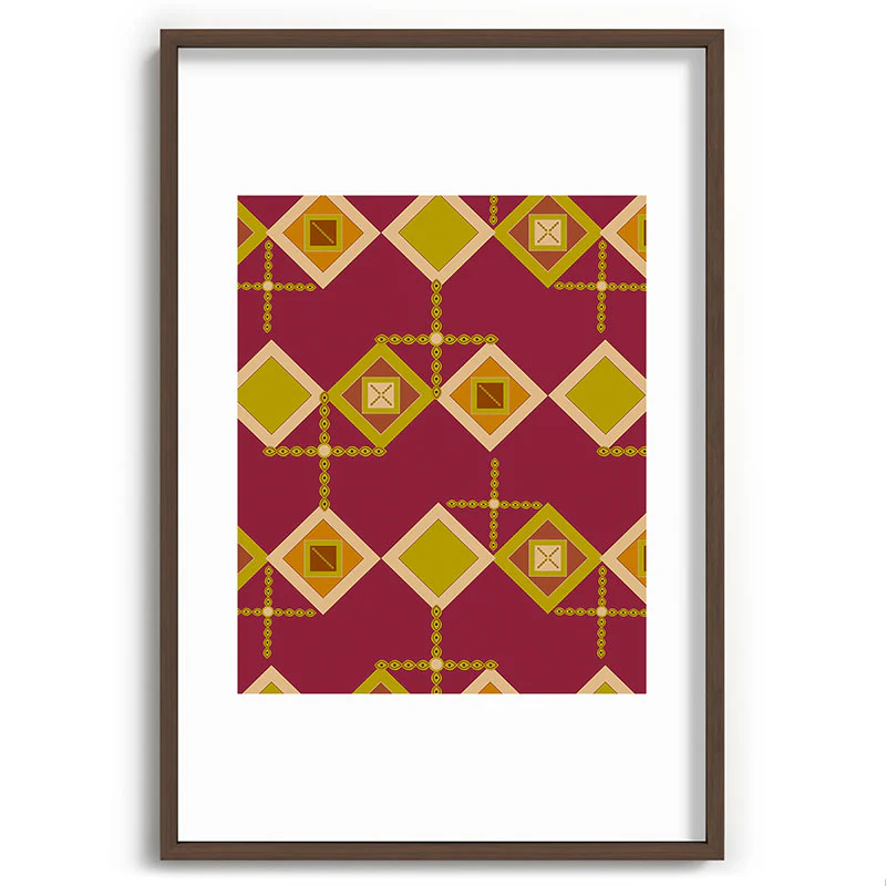 Viviana Gonzalez Mid Century Geometric Vibes Recessed Framing Rectangle - Image 31