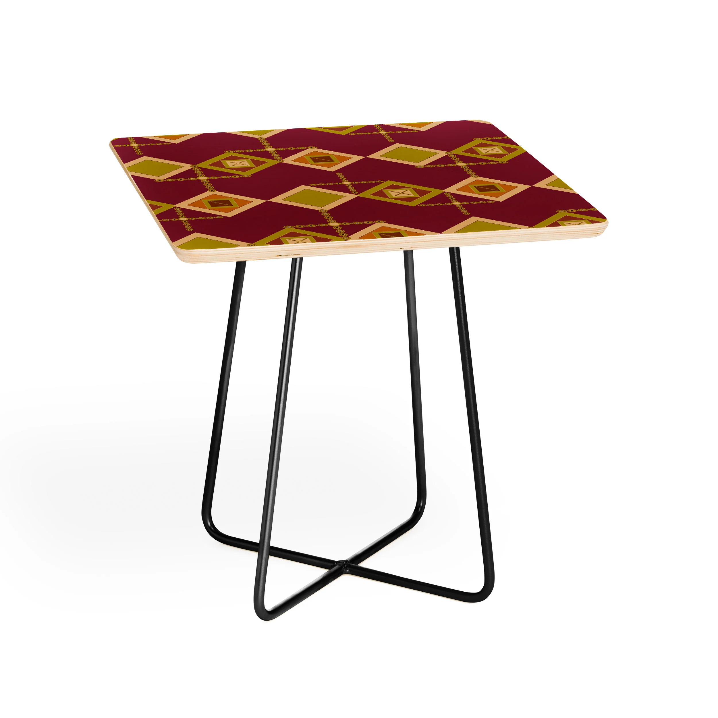Viviana Gonzalez Mid Century Geometric Vibes Side Table - Image 2