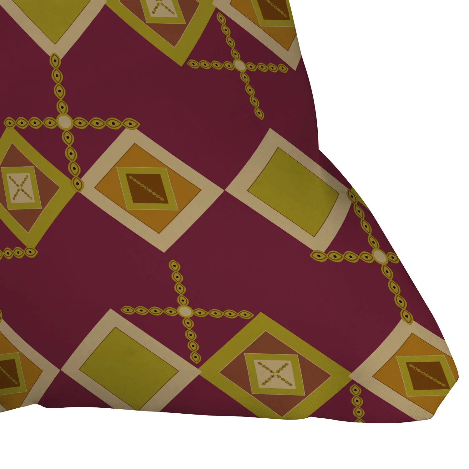 Viviana Gonzalez Mid Century Geometric Vibes Throw Pillow - Image 3