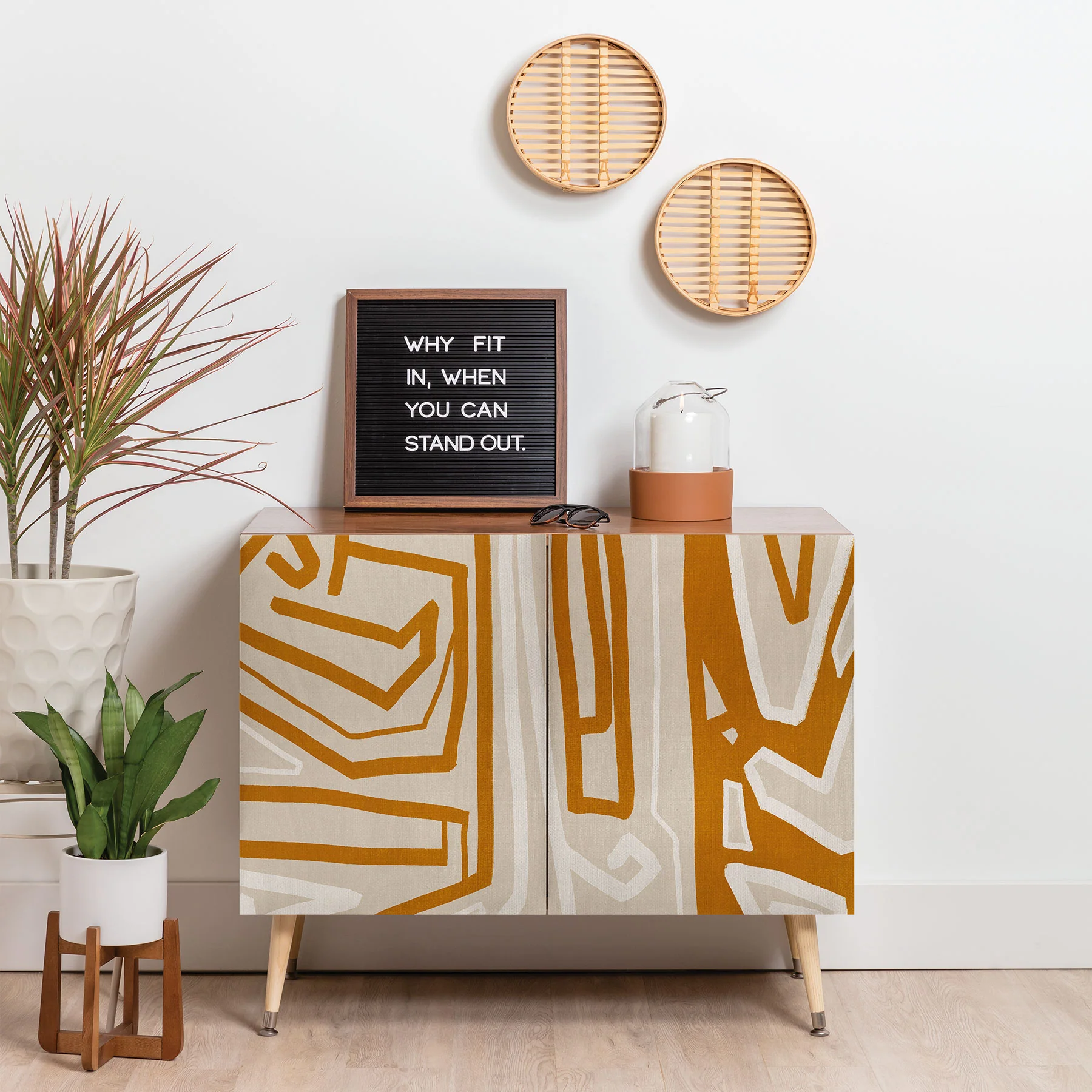 Viviana Gonzalez Modern LineArt 01 Credenza - Image 15