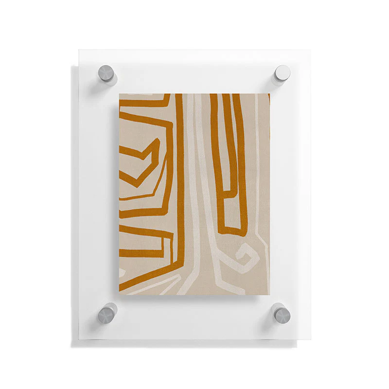 Viviana Gonzalez Modern LineArt 01 Floating Acrylic Print - Image 3