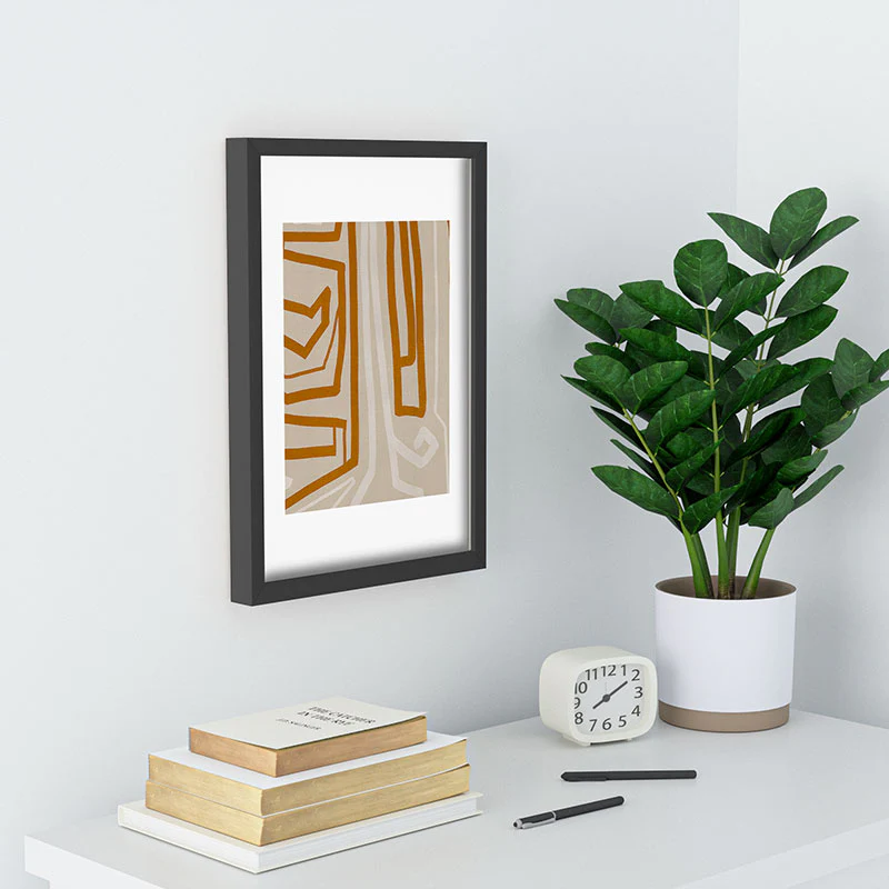 Viviana Gonzalez Modern LineArt 01 Recessed Framing Rectangle - Image 10